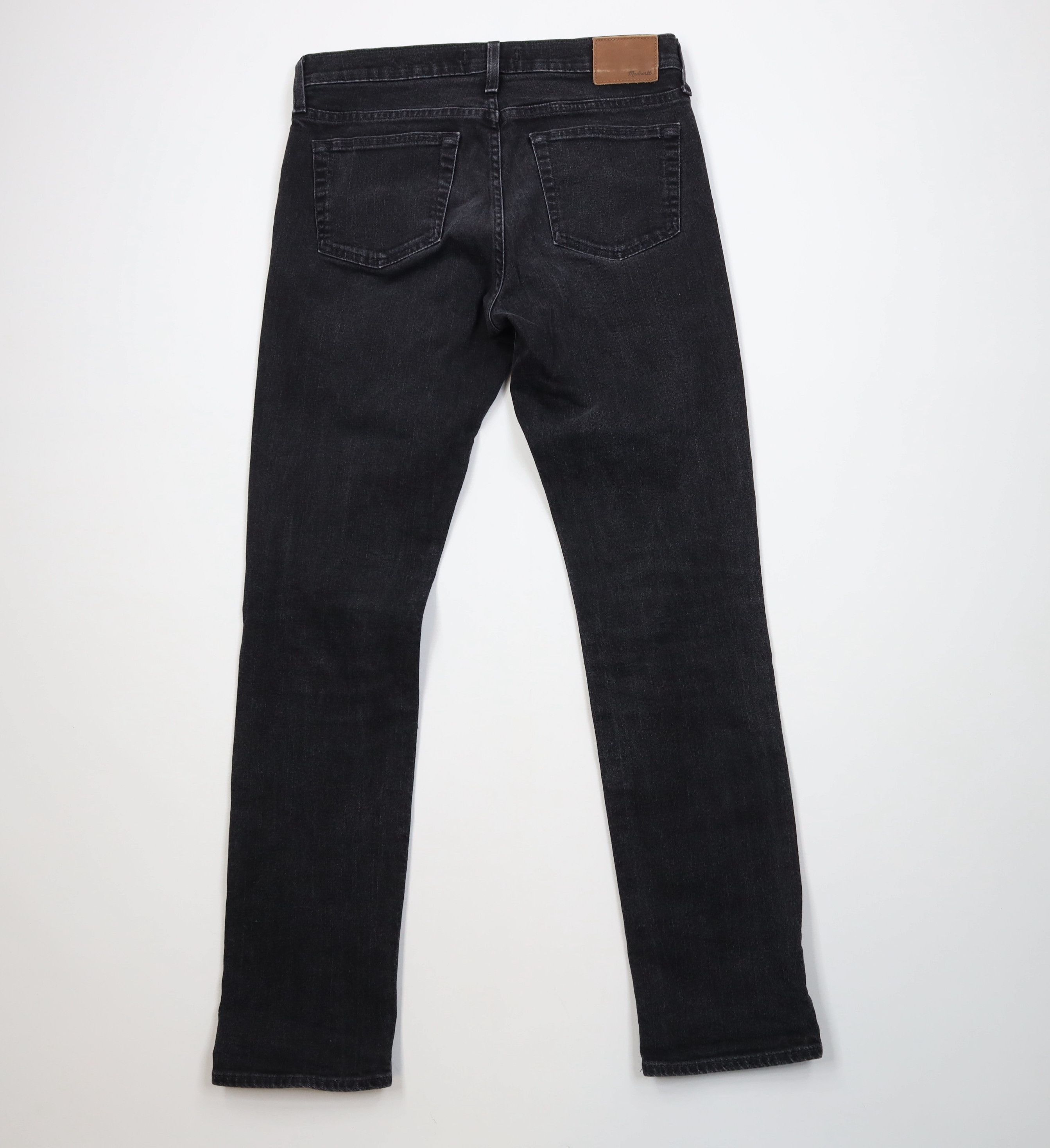 Madewell Madewell Faded Stretch Straight Leg Denim Jeans Black Size US 32 / EU 48 - 9 Thumbnail