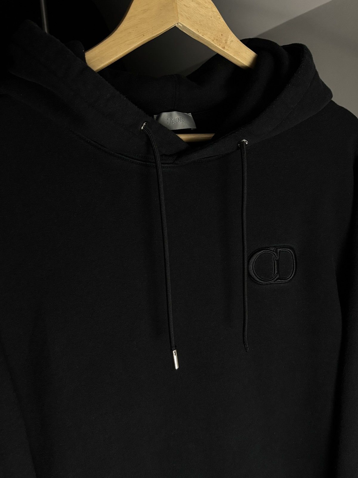 Dior Dior CD Black Oversized Hoodie Sweatshirt Size US L / EU 52-54 / 3 - 3 Thumbnail