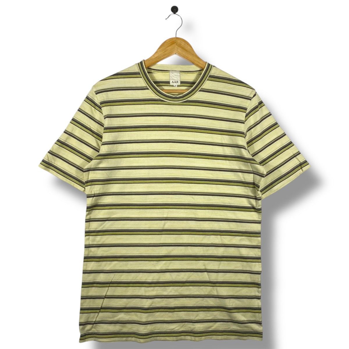 Yohji Yamamoto A.A.R By Yohji Yamamoto Striped Tee Shirt Extra Large Size Size US XL / EU 56 / 4 - 1 Thumbnail