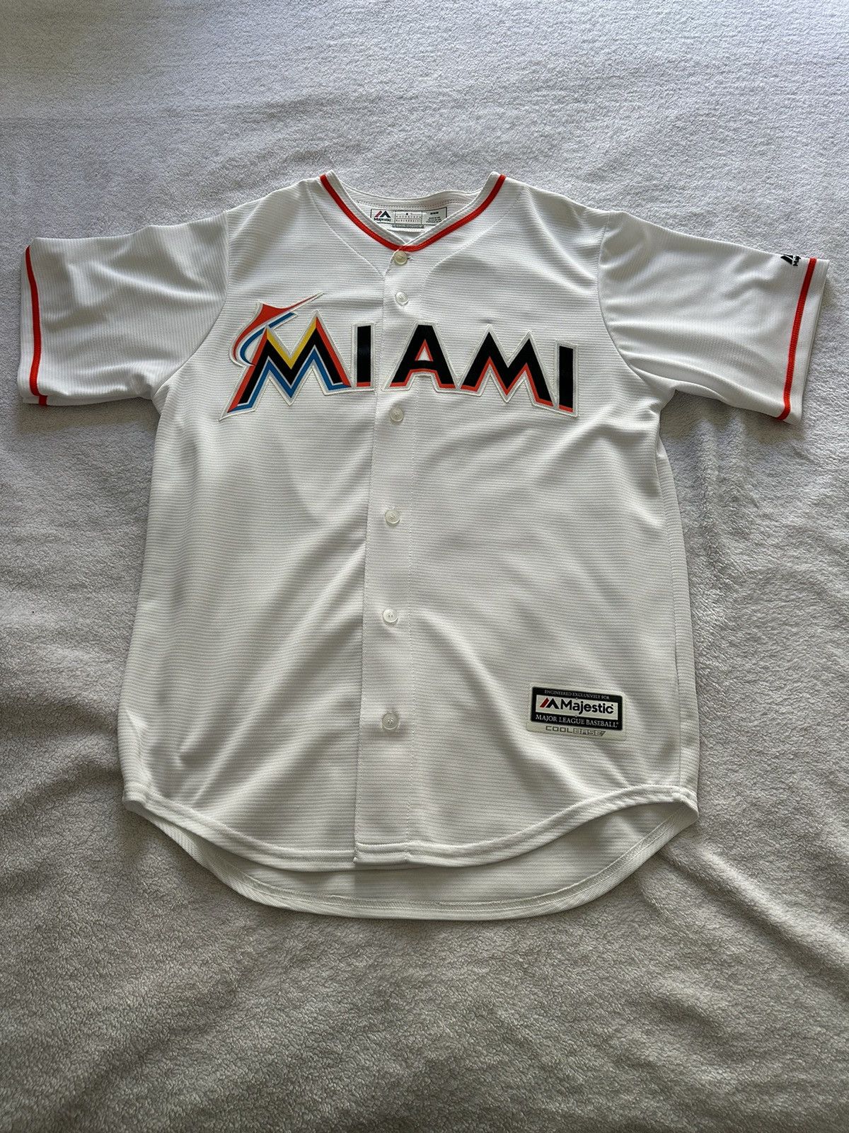 MLB Majestic Jose Fernandez 16 Miami Marlins Jersey Grailed