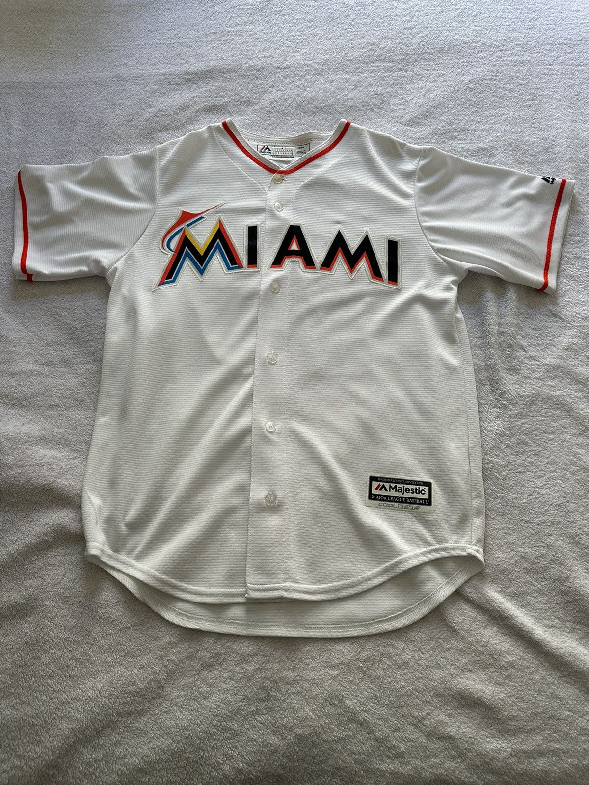 MLB Majestic Jose Fernandez 16 Miami Marlins Jersey Grailed