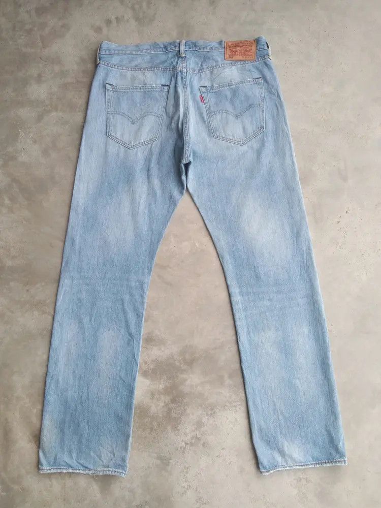 Levi's Vintage Levi's 501 Distressed Jeans 34x32 Size US 34 / EU 50 - 2 Thumbnail