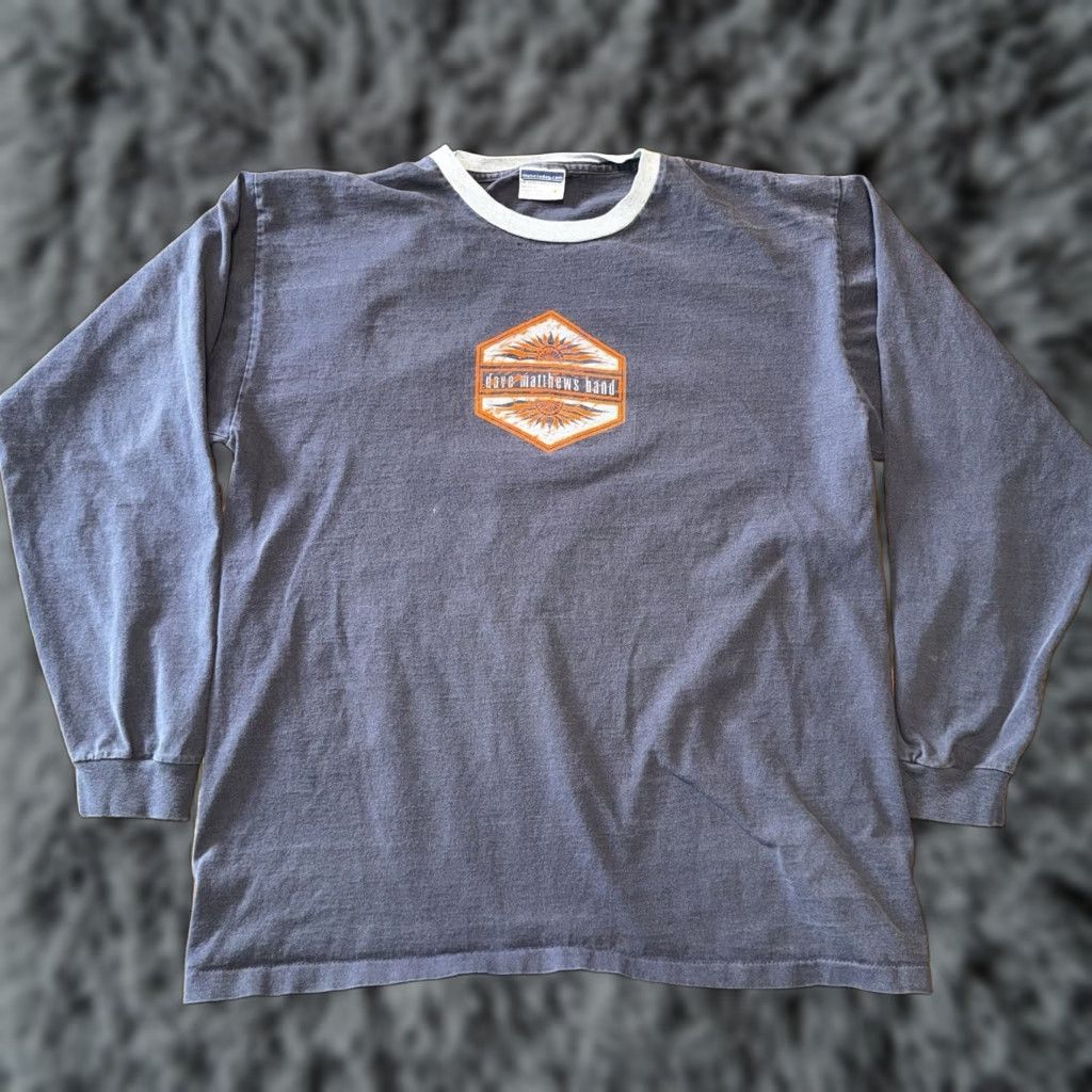 Vintage VINTAGE 90s Dave Matthews Band Long Sleeve Logo T Shirt Mens Large USA Made Size US L / EU 52-54 / 3 - 1 Thumbnail
