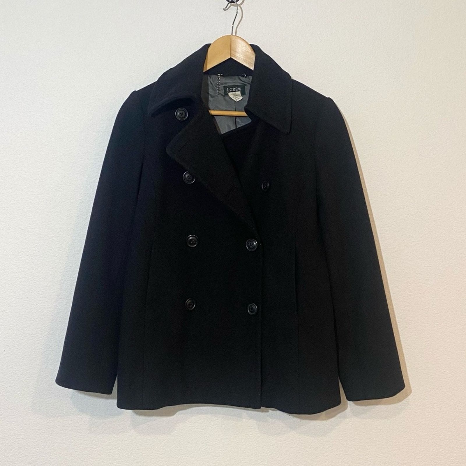J.Crew J Crew Women's Double Breasted Wool Pea Coat - Medium Size M / US 6-8 / IT 42-44 - 1 Thumbnail