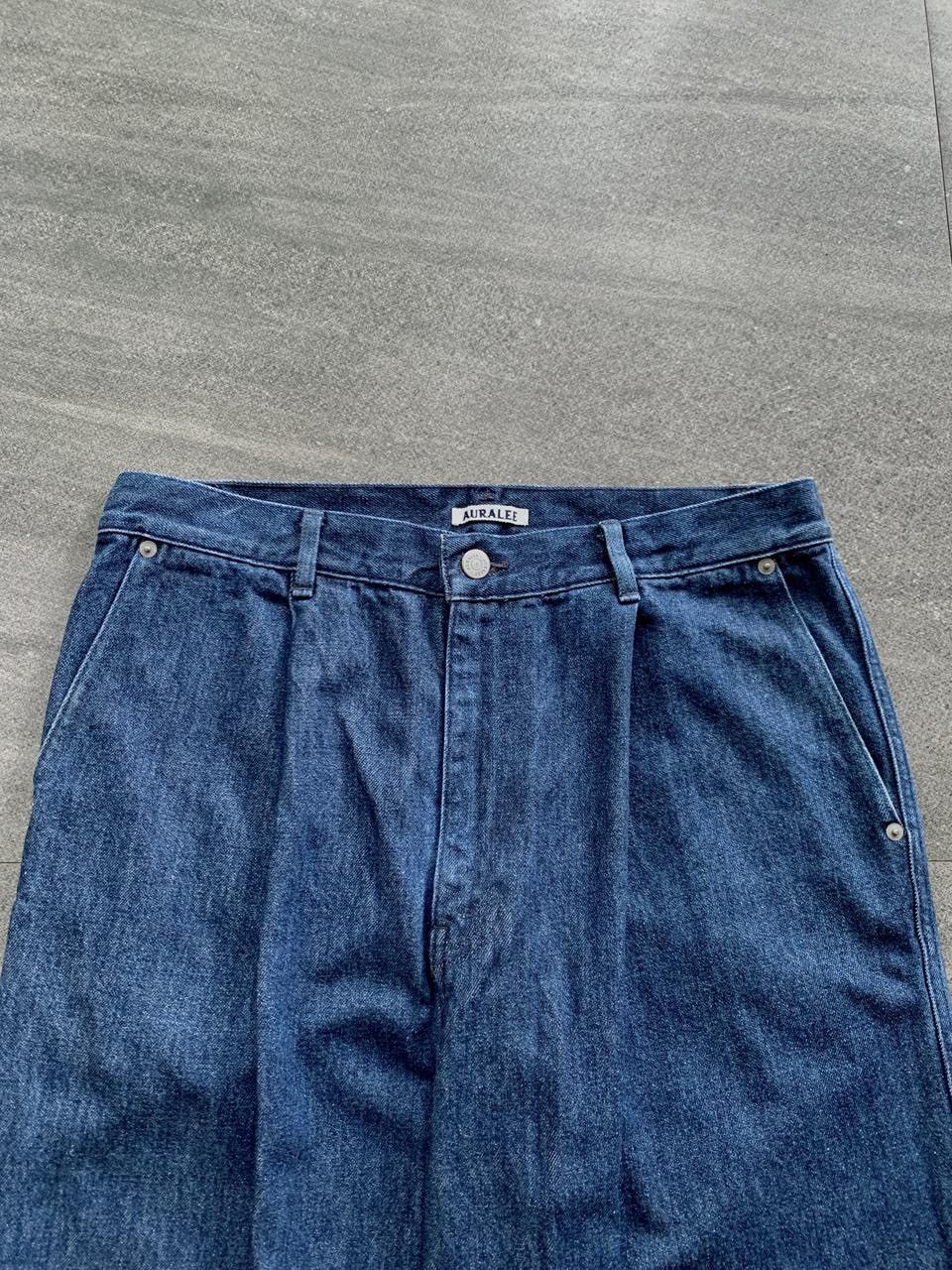 Auralee FREE TAX! Hard Twist Wideleg Denim Jeans Size US 32 / EU 48 - 2 Thumbnail