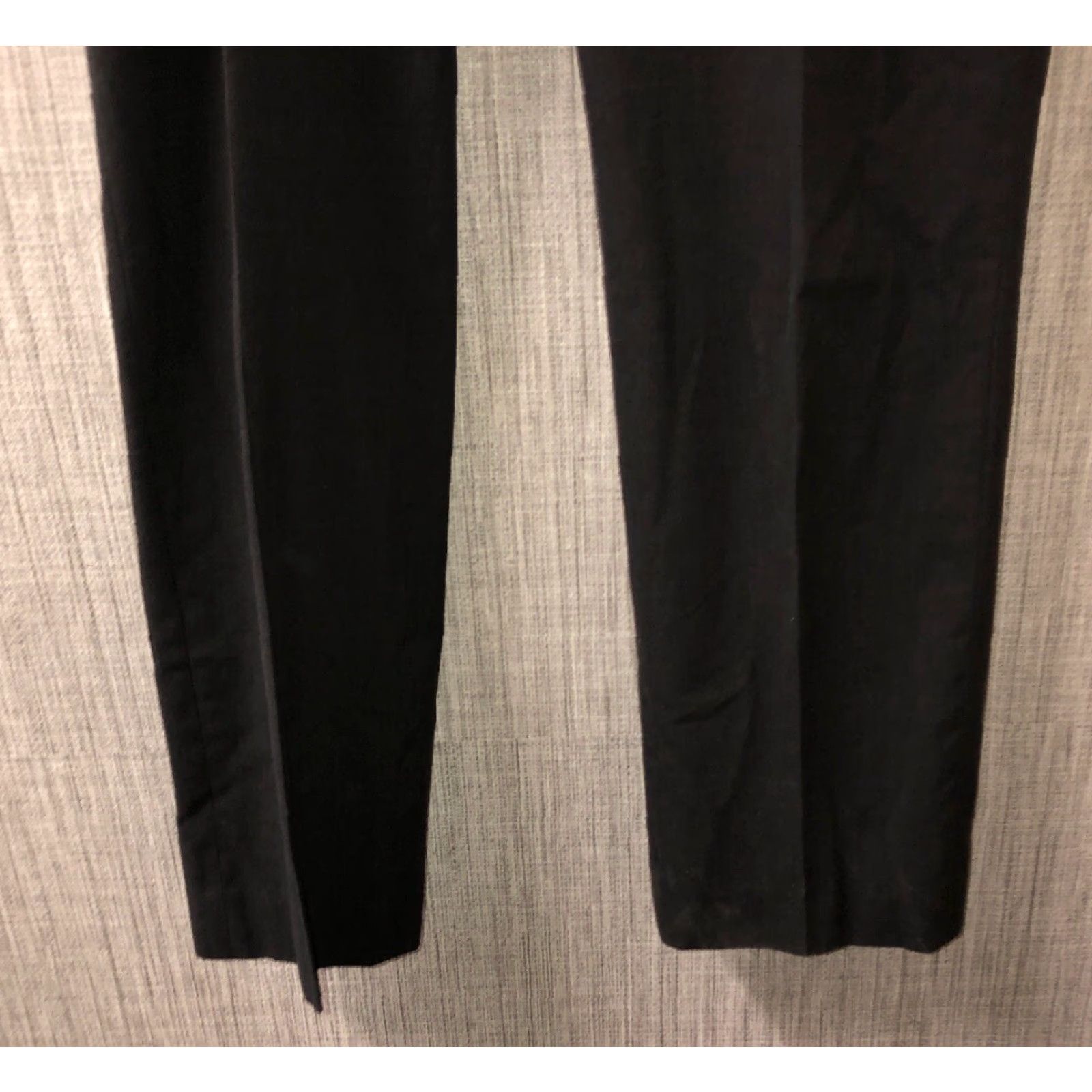 Vintage Alberto Mens Black Modern Fit Pants Size 50 Regular Pants 35 in Waist 29 in Inseam Polyester Casual Mens Black 50 (35) Size US 35 - 3 Thumbnail
