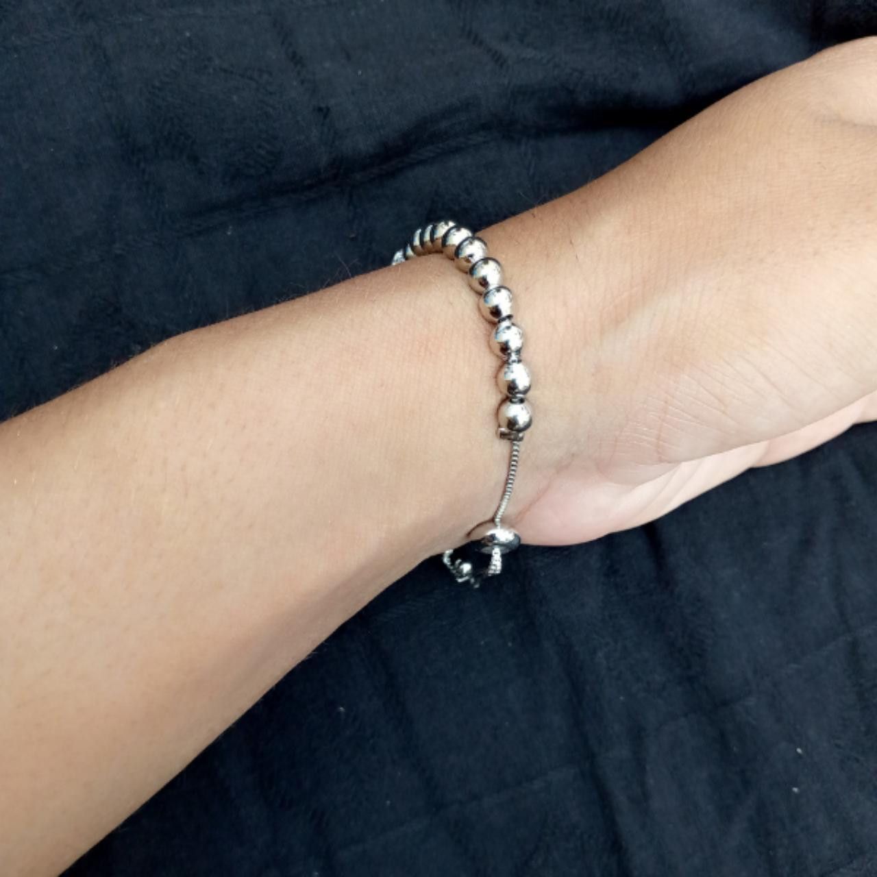 Other Retro Silver Color Metal Bracelet Size ONE SIZE - 4 Thumbnail