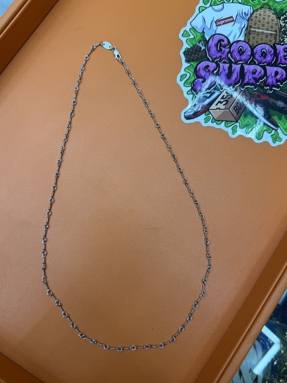 Chrome Hearts Chrome Hearts 18K White Gold Twist Chain Necklace Size ONE SIZE - 3 Thumbnail