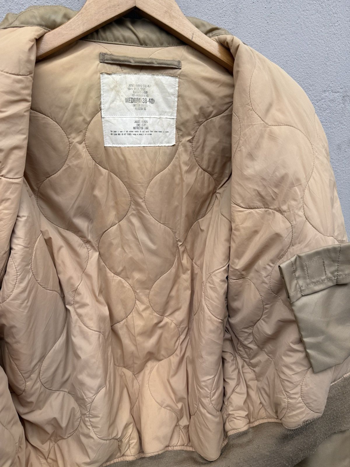 Buzz Rickson's US Military Pilot HOUSTON INC CWU-45/P Flight Jacket USAF Size US M / EU 48-50 / 2 - 17 Thumbnail