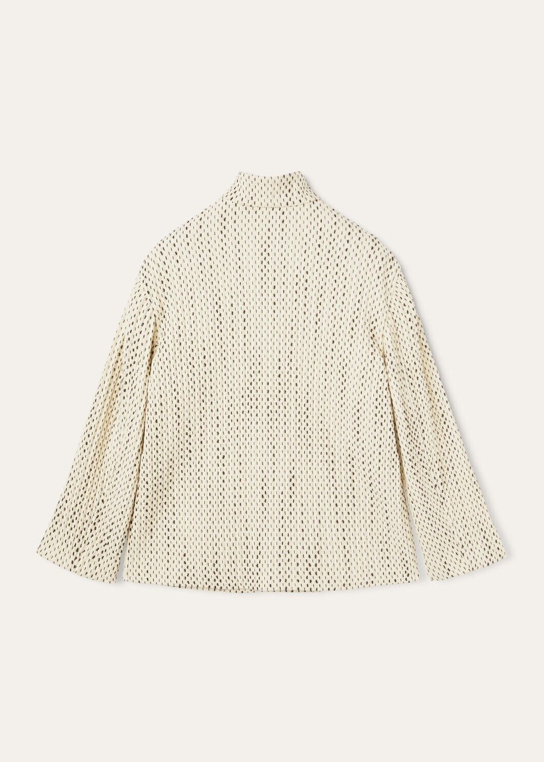 Loro Piana o1w1db10225 FAN9995 Joren Jacket in Ivory & Black Size US XL / EU 56 / 4 - 6 Thumbnail