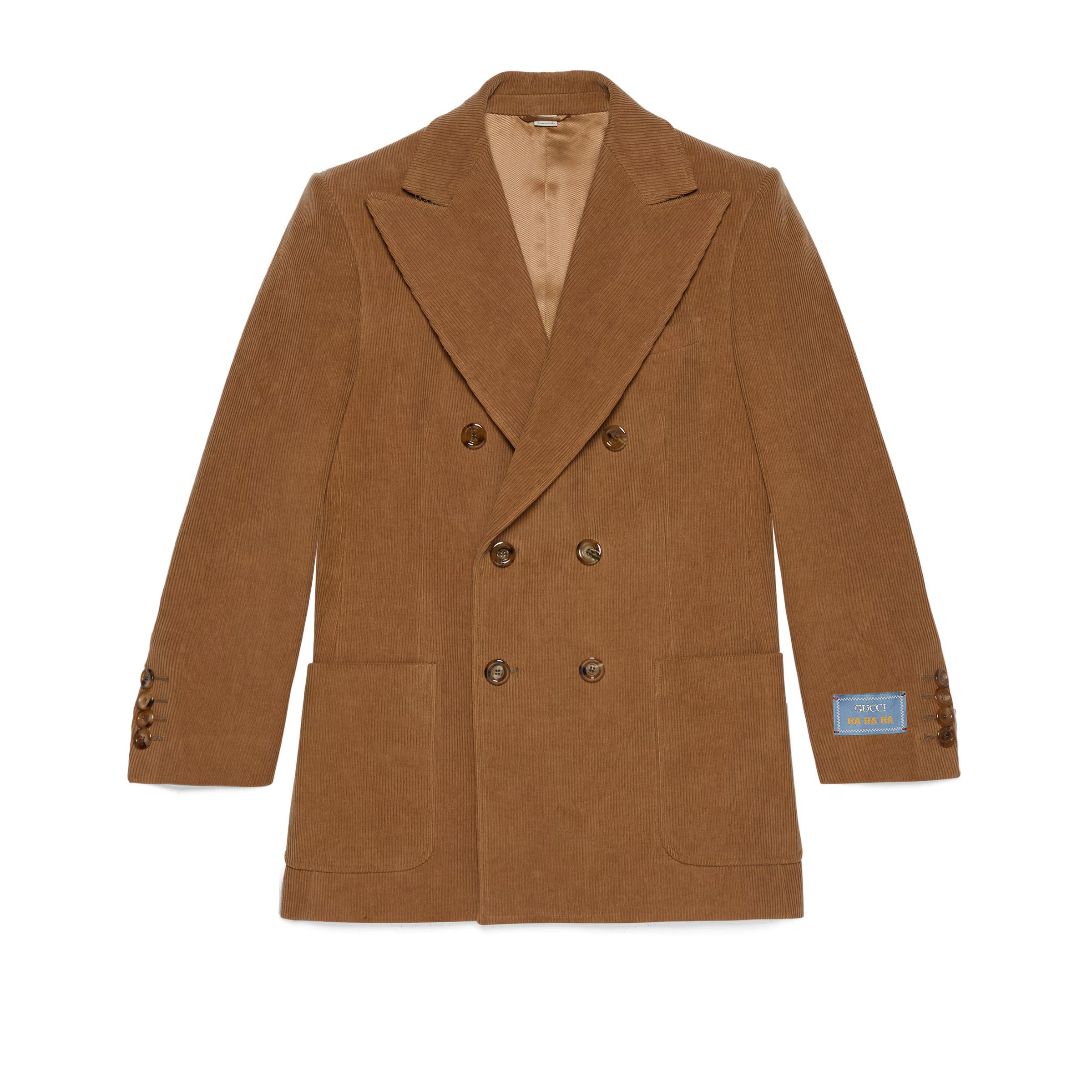 Gucci o1s1wg110225 Corduroy Jacket in Brown Size US S / EU 44-46 / 1 - 1 Preview