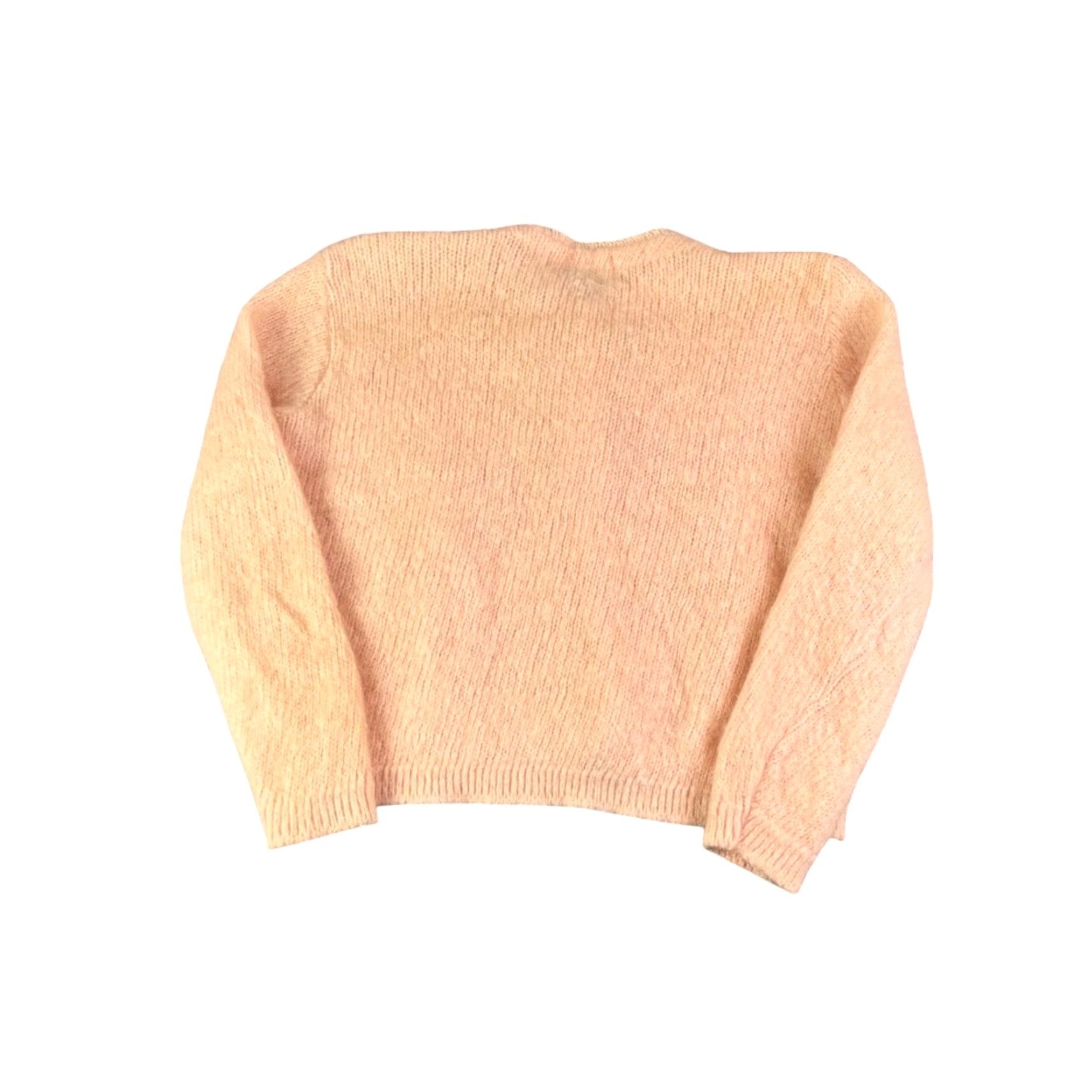 Vintage VINTAGE Vardon Soft Pink Fuzzy Mohair Blend Cardigan Sweater Women's S Pink 90s Button Size S / US 4 / IT 40 - 2 Thumbnail