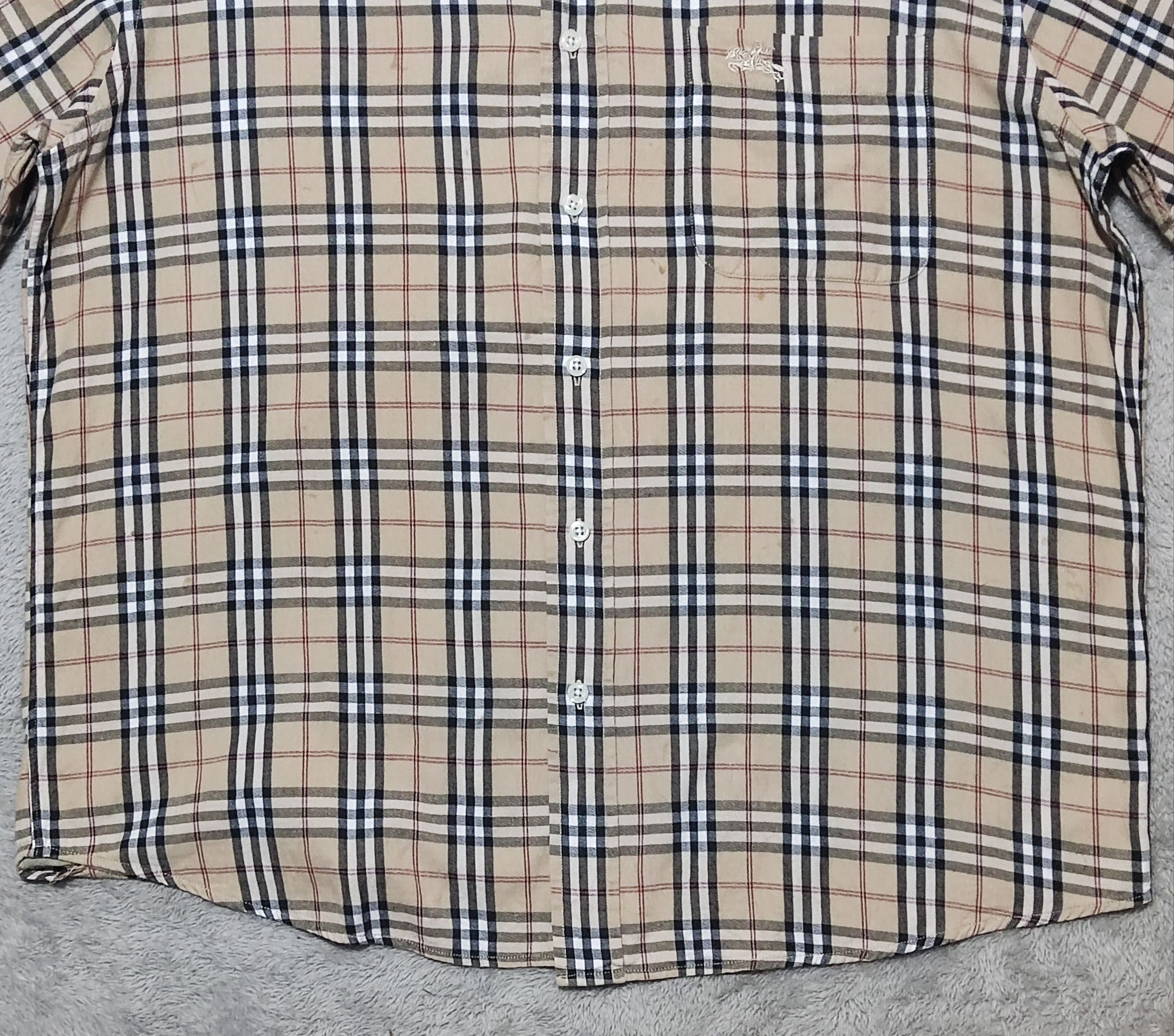 Burberry Vintage 80 Blueberrys Rodeo Club Nova Check Single Stitch Size US L / EU 52-54 / 3 - 4 Thumbnail
