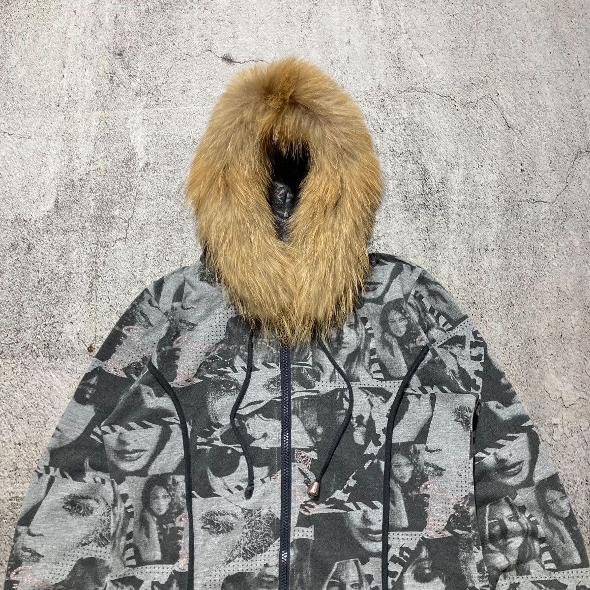 Japanese Brand 2000s Colza Girl Glamorous Aop Ziphoodie Beauty Beast Lgb Size US M / EU 48-50 / 2 - 2 Thumbnail