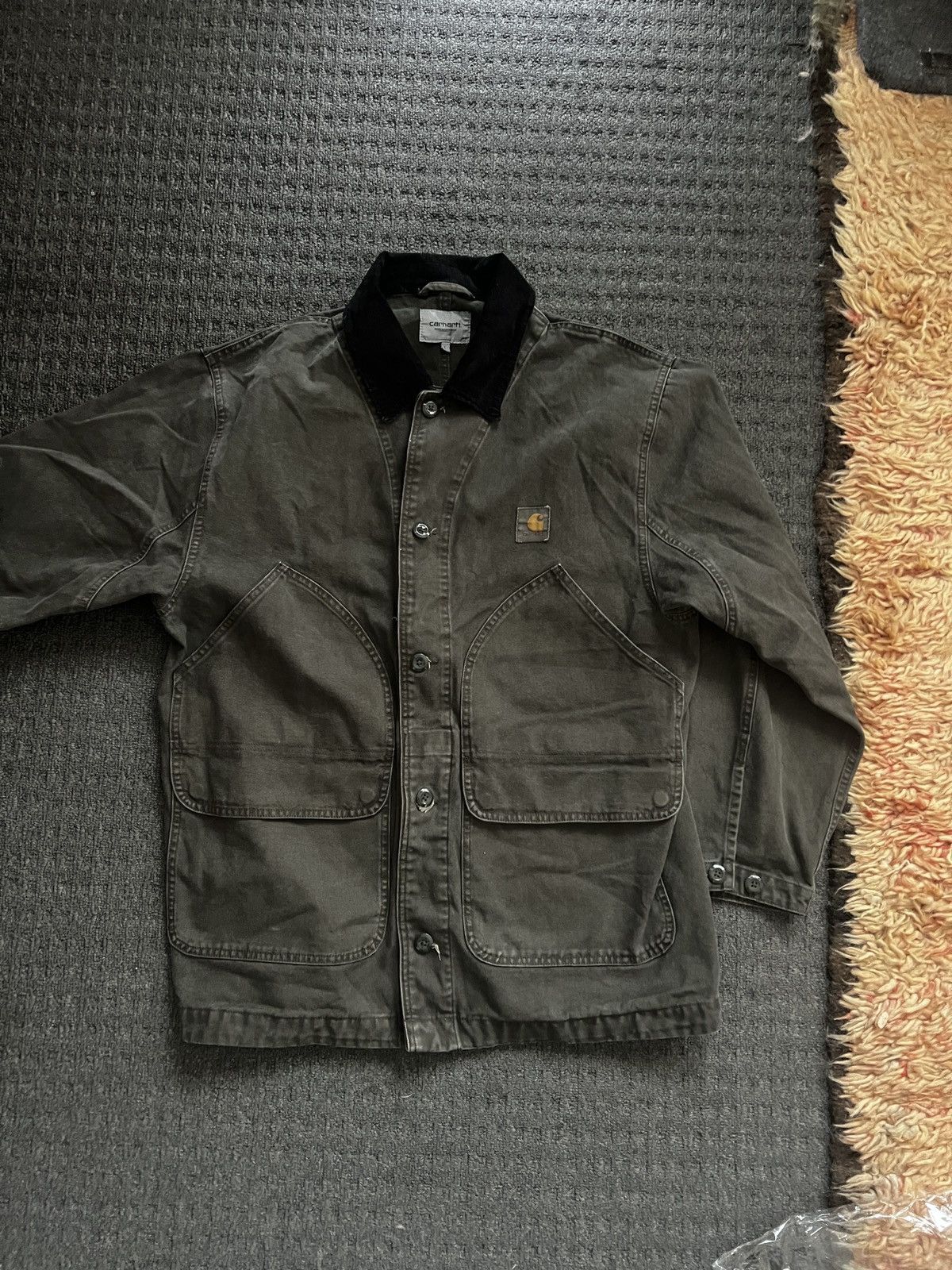 Carhartt Wip Black Carhartt Prescott Jacket Oxide Green Size US L / EU 52-54 / 3 - 1 Thumbnail