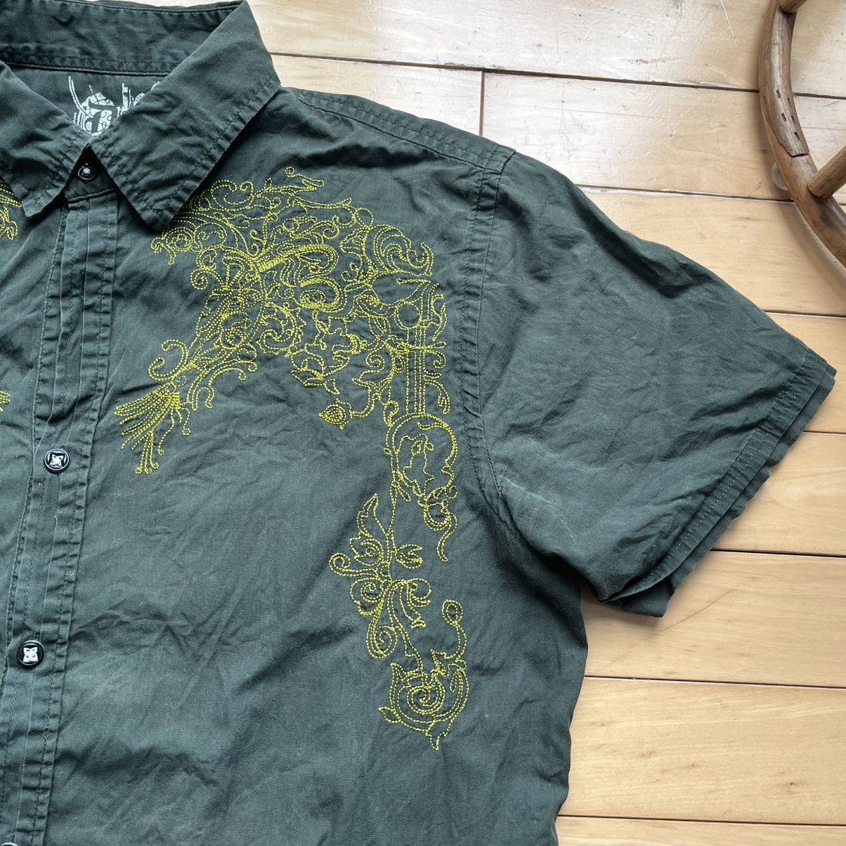 Diesel Vintage Y2K Diesel Short sleeve button up Size US S / EU 44-46 / 1 - 3 Thumbnail