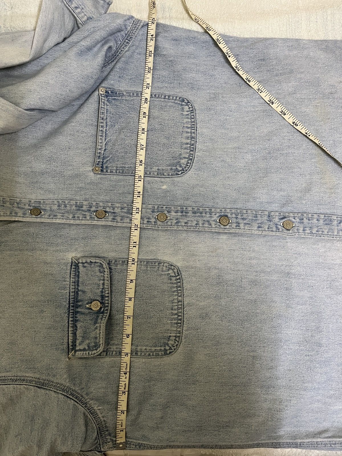 RRL Ralph Lauren RRL Ralph Lauren Denim Shirt Size US L / EU 52-54 / 3 - 20 Thumbnail