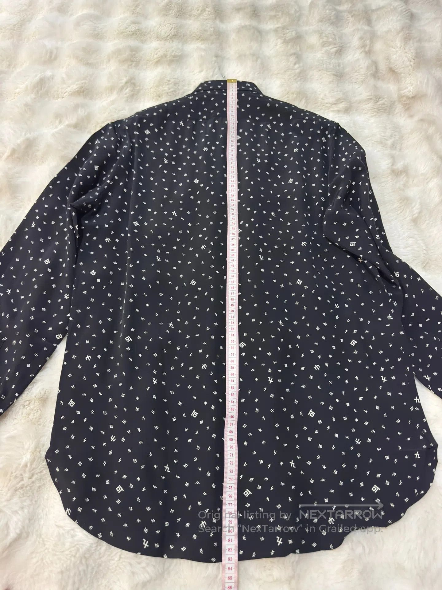 Saint Laurent Paris Saint Laurent Paris Symbol Men's Silk Shirt| Size US XXS / EU 40 - 8 Thumbnail