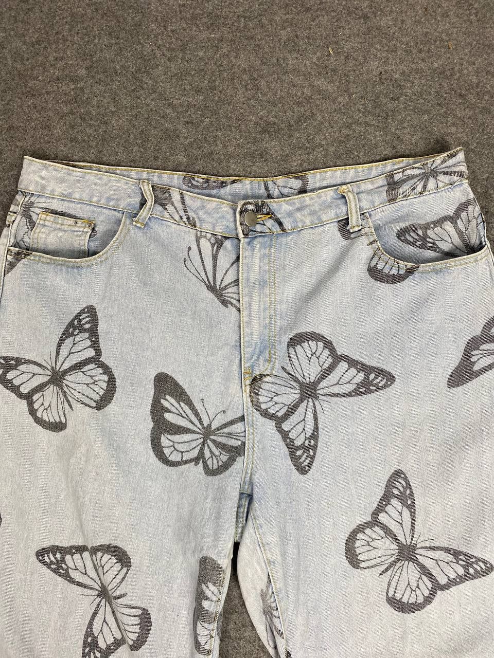 Japanese Brand japanese brand all over print butterfly denim Size 41" - 6 Thumbnail