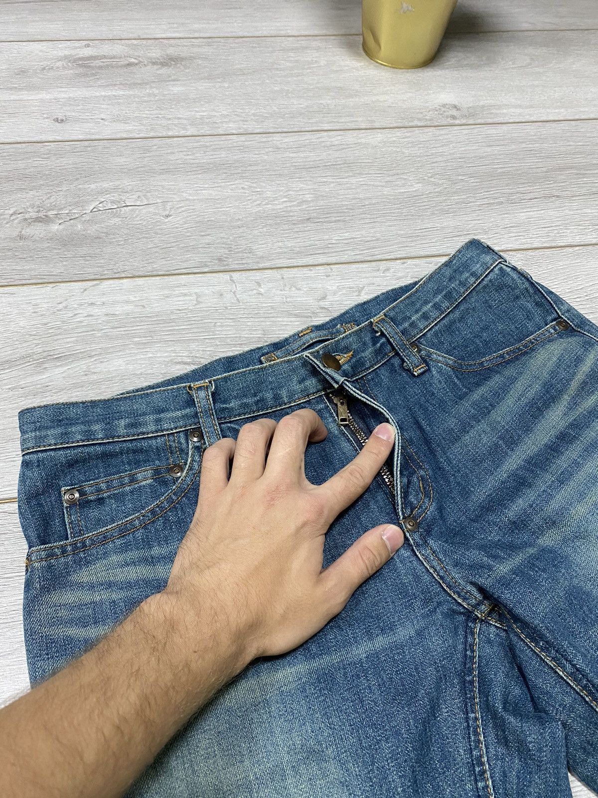 Maison MIHARA YASUHIRO Miharayasuhiro denim biker pants jeans Japanese Size US 32 / EU 48 - 4 Thumbnail