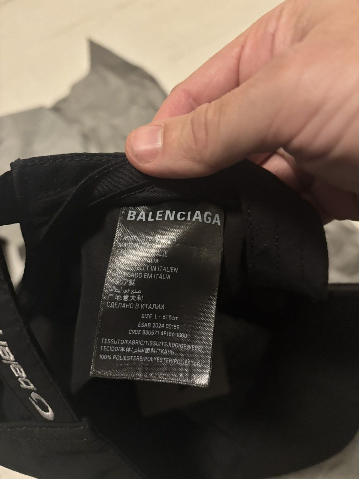 Balenciaga BALENCIAGA LOOP INFINITY MASK CAP Size ONE SIZE - 7 Thumbnail