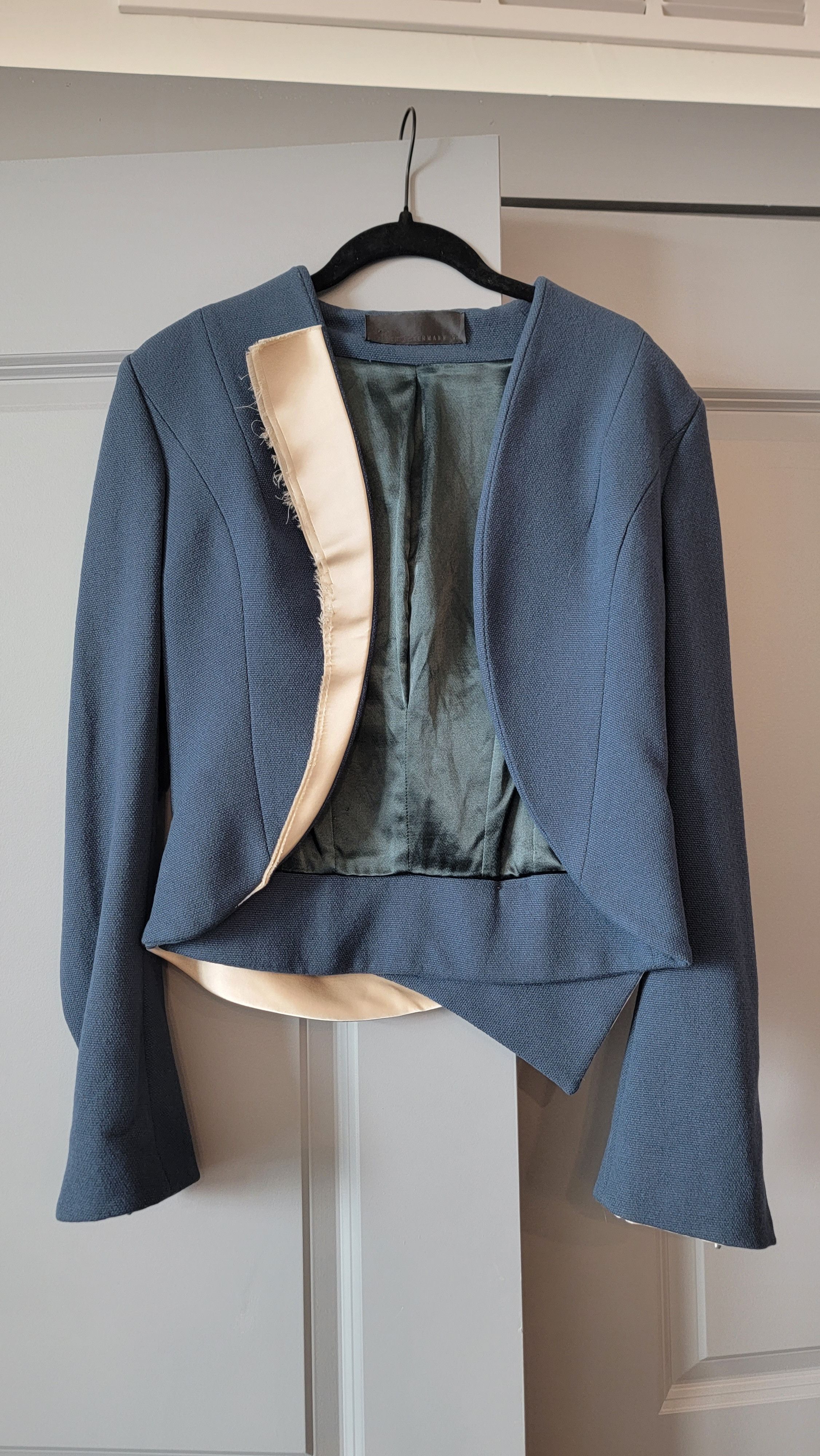 Haider Ackermann Haider Ackermann Ornate Silk Runway Blazer Size 34S - 1 Thumbnail