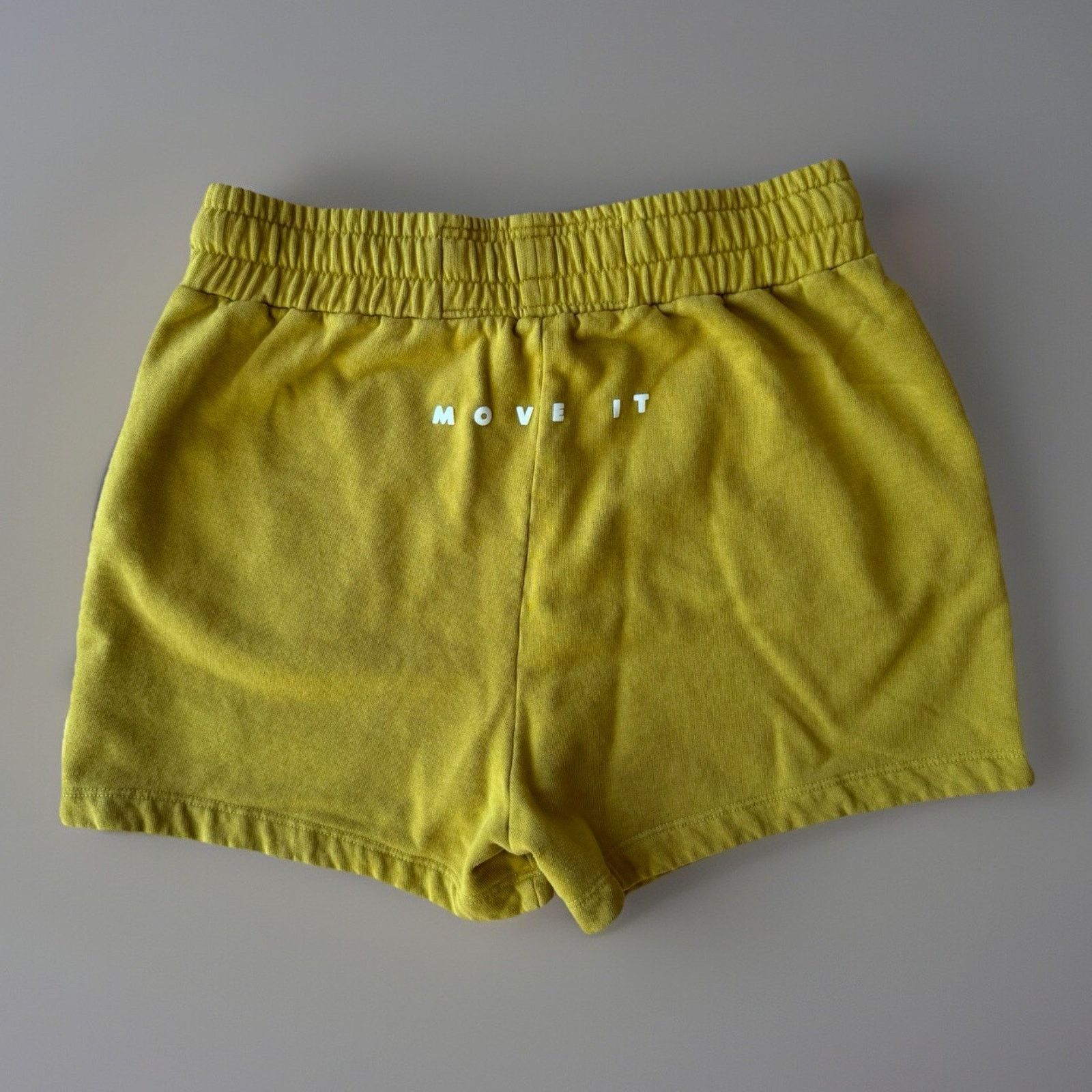 MOTHER Mother Shorts Large Yellow Bender Sweat Fleece Bottoms Size 30" / US 8 / IT 44 - 1 Thumbnail
