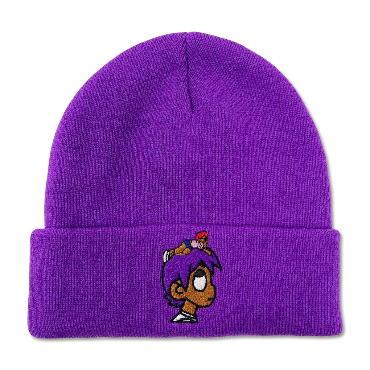 Japanese Brand LUV Purple Beanie Size ONE SIZE - 1 Preview