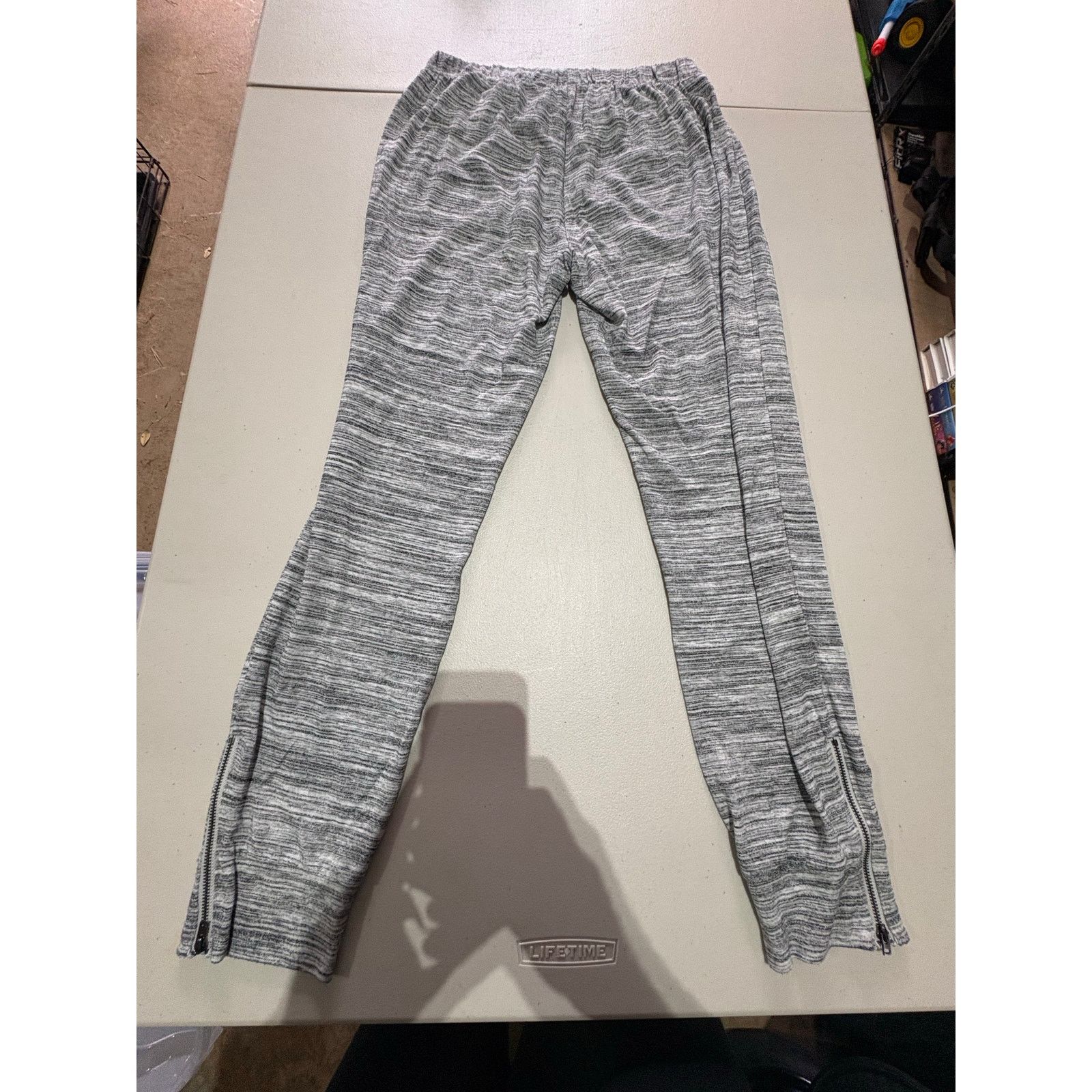 Banana Republic Banana Republic Lounge Pants Women’s XS Gray Knit Zip Size 26" / US 2 / IT 38 - 4 Thumbnail