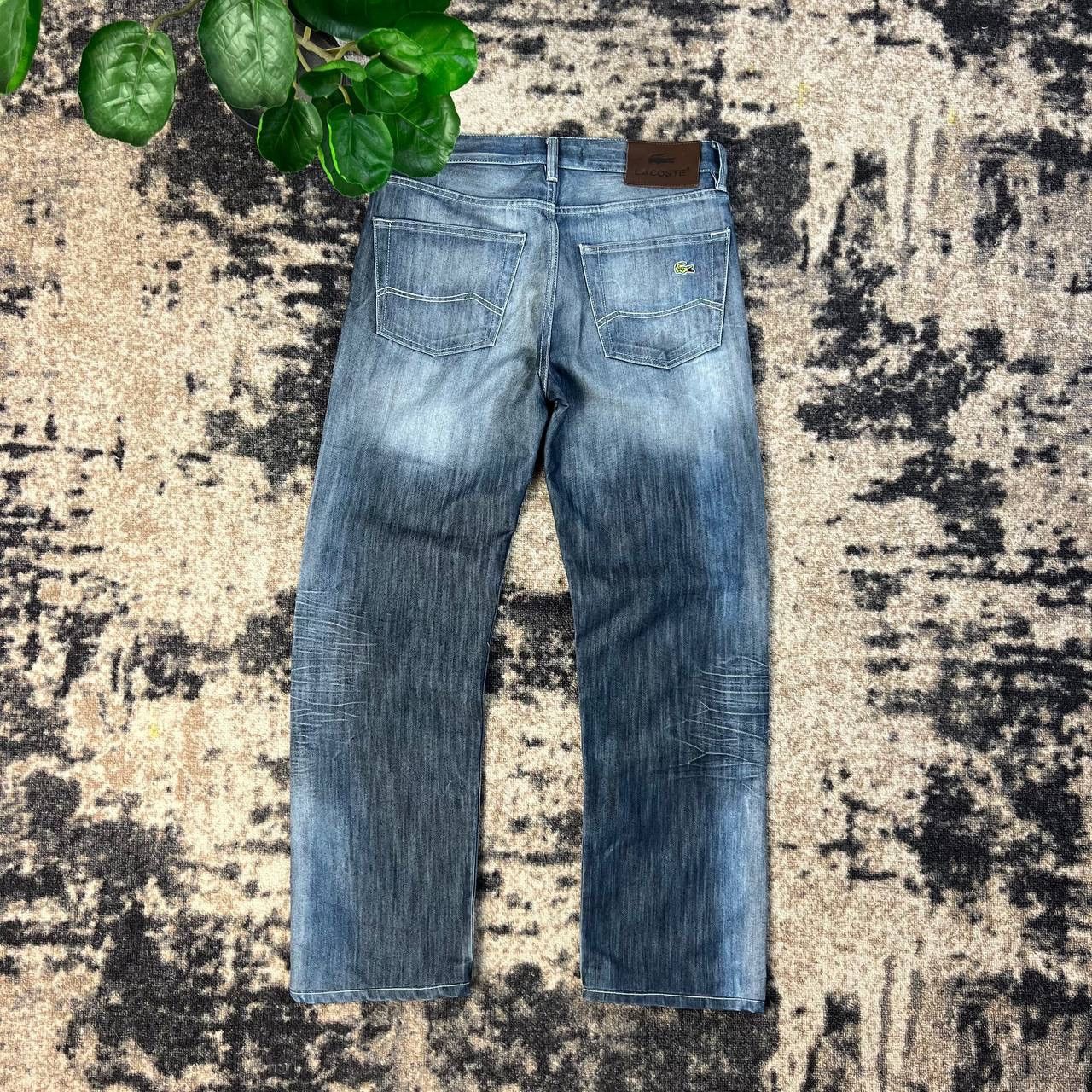 Lacoste Lacoste Avant Garde Y2K Washed Blue Denim Jeans Size US 32 / EU 48 - 1 Thumbnail