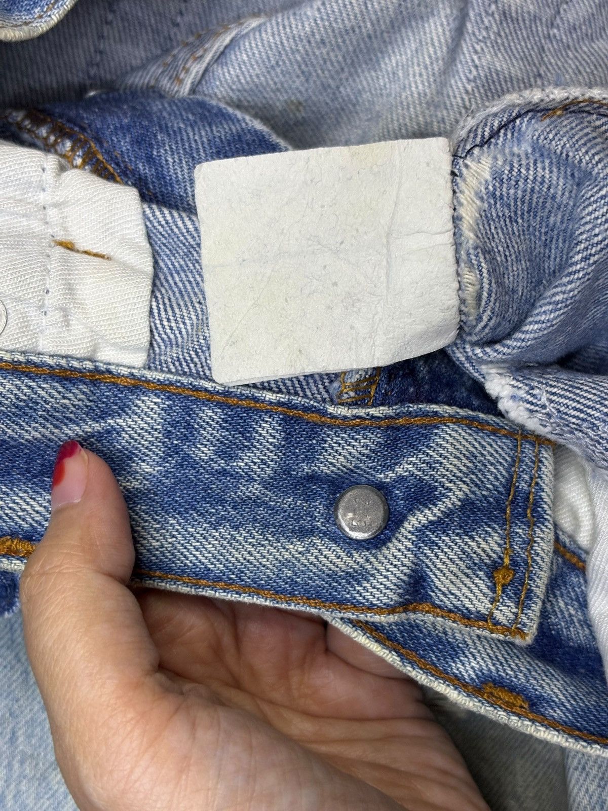 Levi's × Levi's Vintage Clothing Vintage 80s Levis 501 Mud Wash Distressed Jeans Size US 27 - 11 Thumbnail