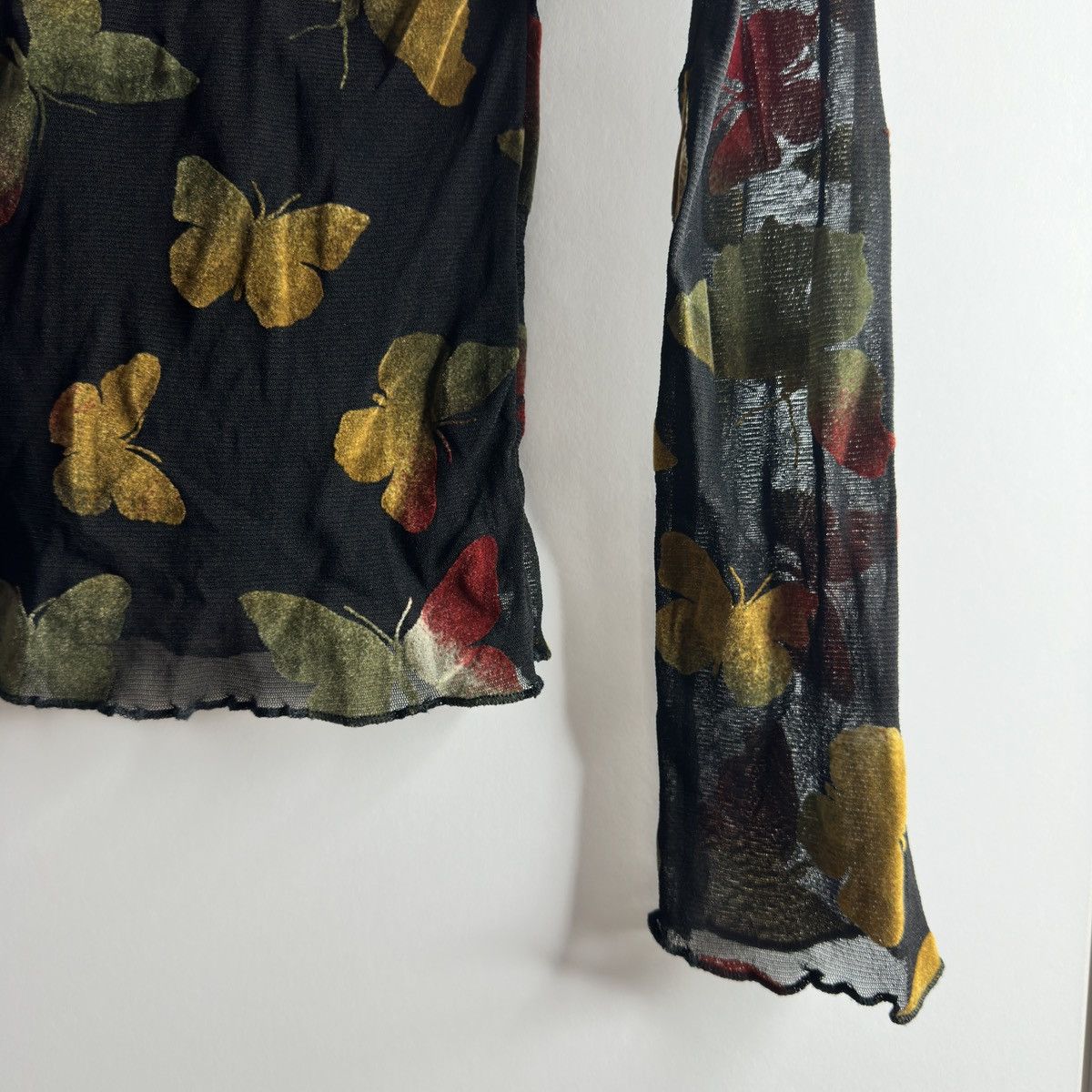 Other mesh blouse with butterflies made in Italy Size S / US 4 / IT 40 - 4 Thumbnail