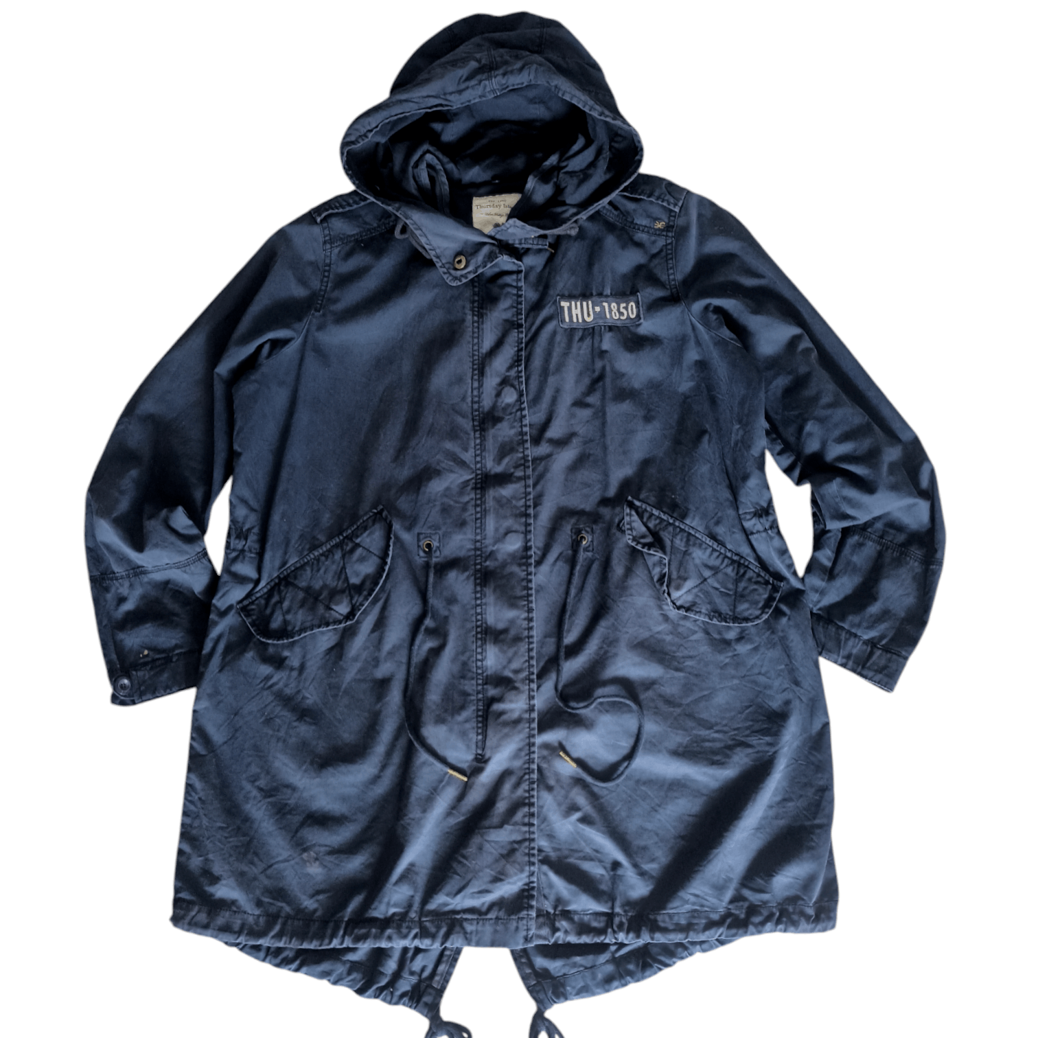 Japanese Brand Thursday ISLAND Fish Tail Parka Embroidery Back Island Size US M / EU 48-50 / 2 - 1 Thumbnail