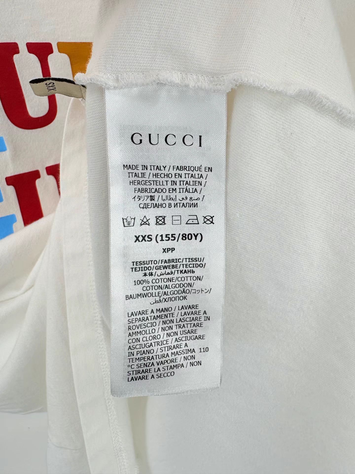 Gucci GUCCI Rainbow Print Logo Short Sleeve K1 Size US XXS / EU 40 - 5 Thumbnail
