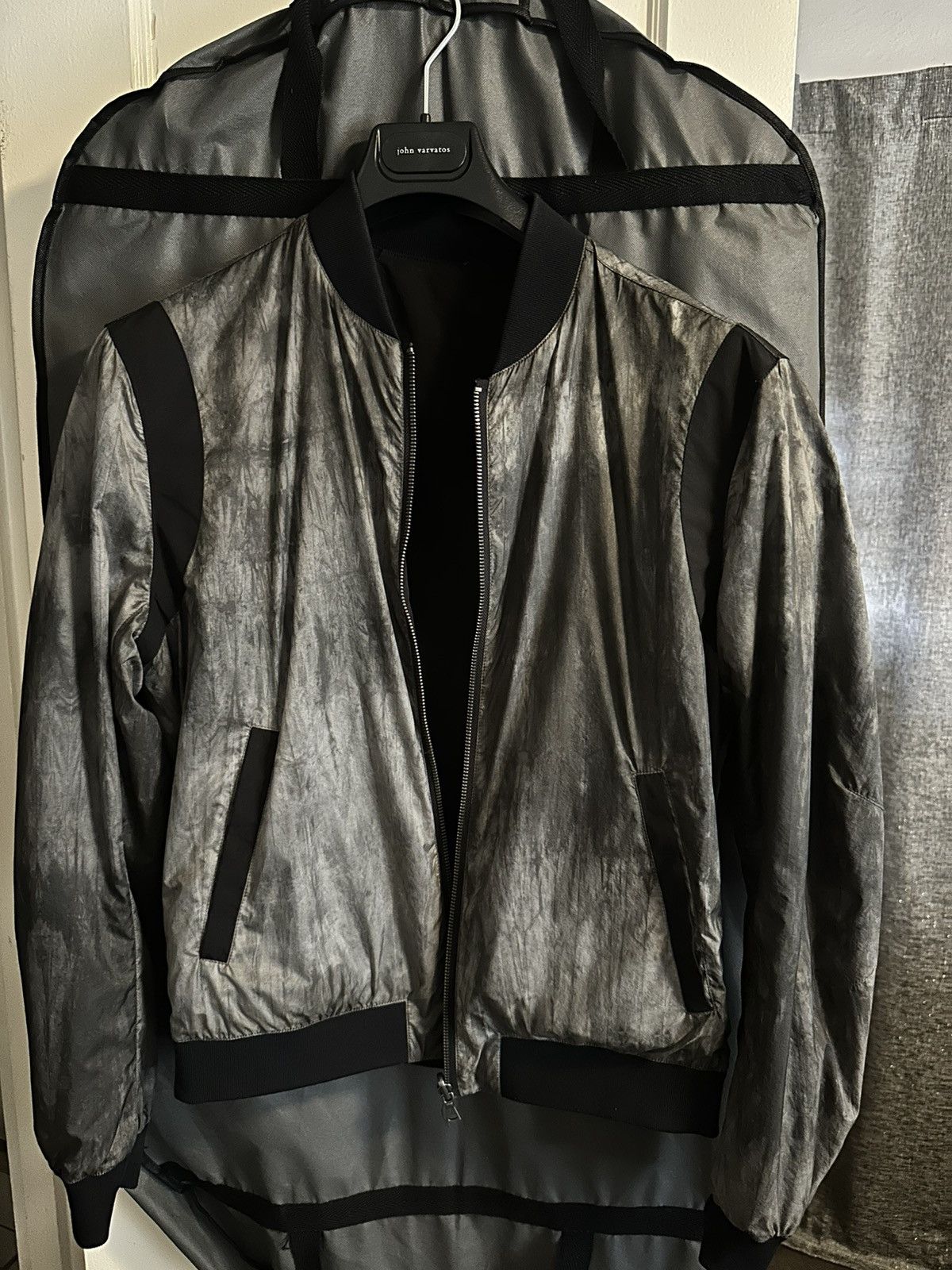 John Varvatos Reversible Bomber Jacket Size US S / EU 44-46 / 1 - 2 Thumbnail