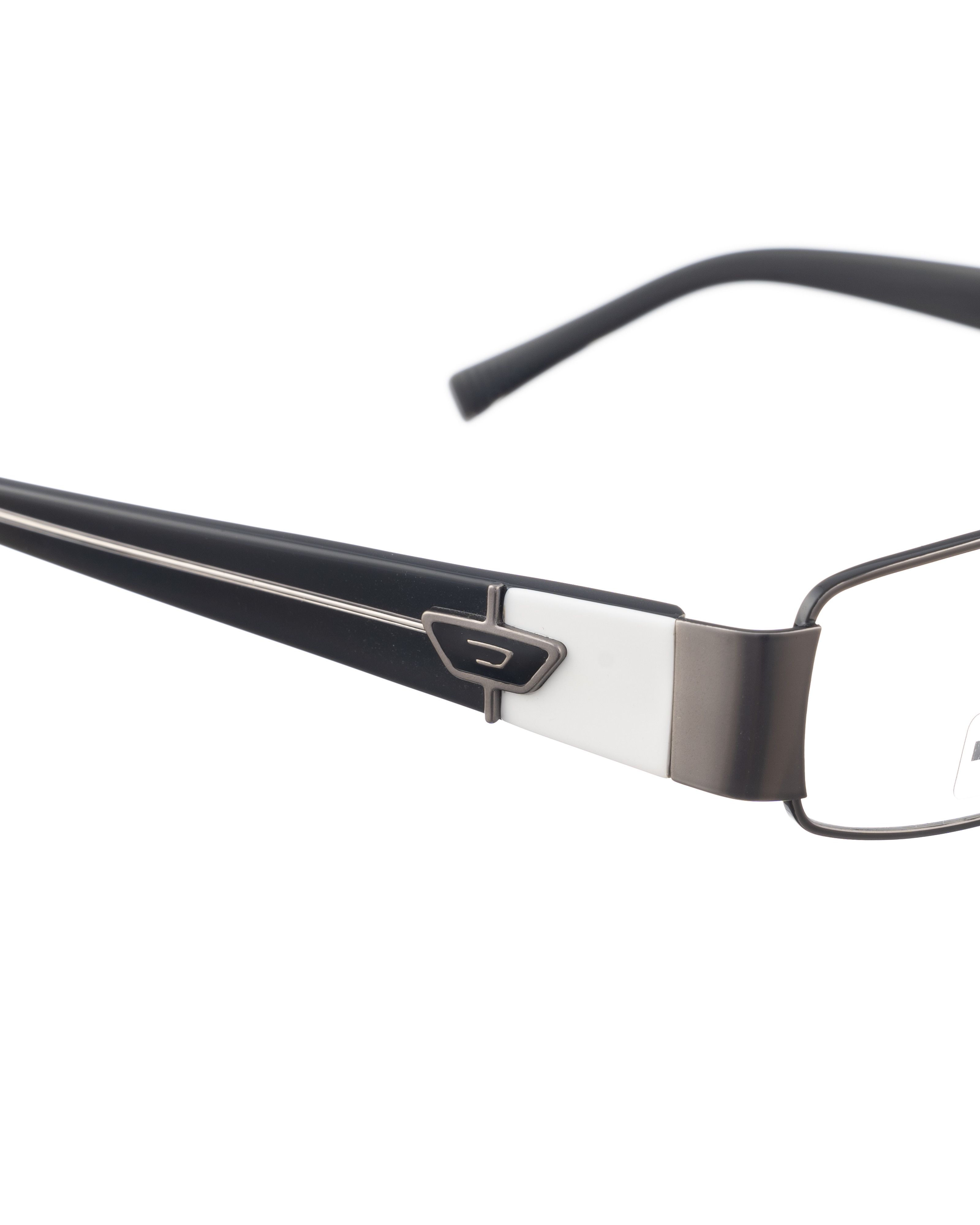 Diesel Diesel 00s Dark Graphite and White Rectangular Glasses Size ONE SIZE - 3 Thumbnail