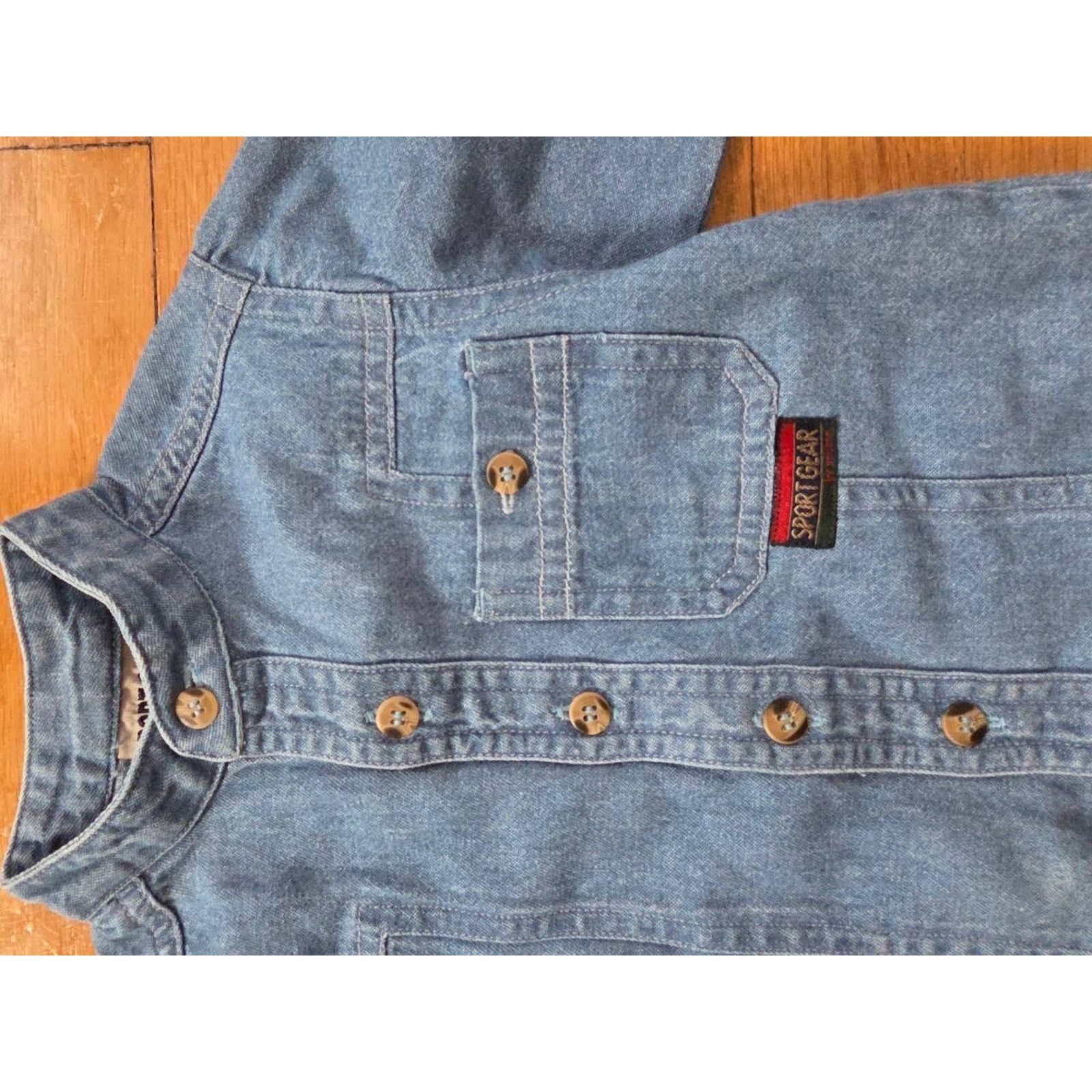 & Other Stories Eclipse Vintage Denim Button Up Long Sleeve M A001821 Size US M / EU 48-50 / 2 - 3 Thumbnail