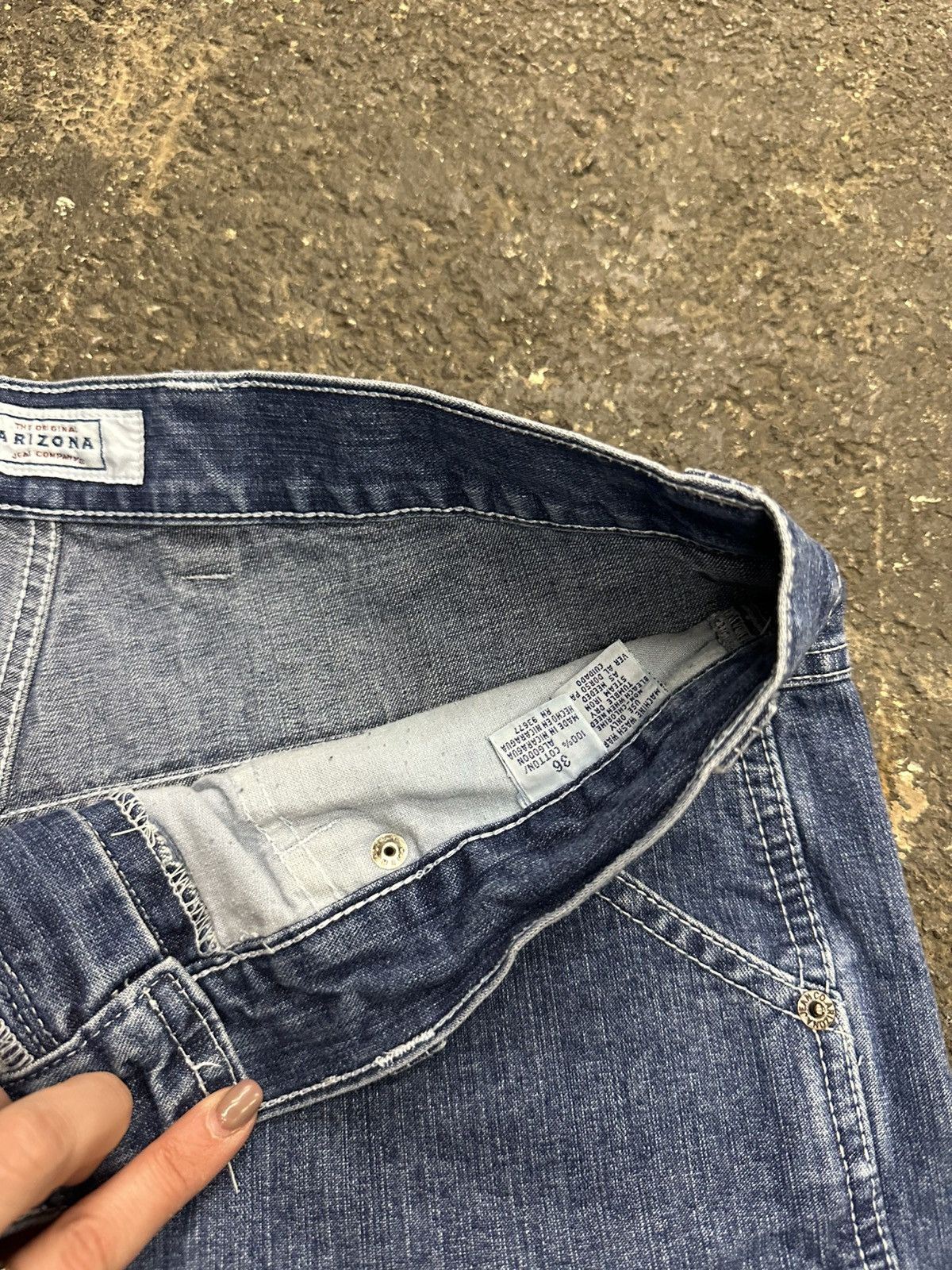Arizona Jean Co. × Vintage Y2K Arizona cargo baggy jorts Size US 36 / EU 52 - 5 Thumbnail