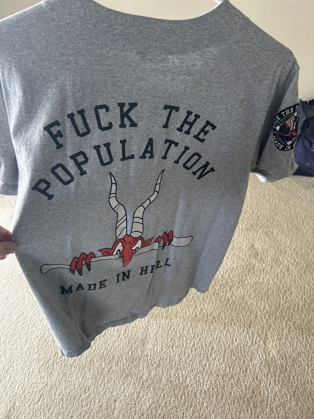 Fuck The Population FTP fuck baseball t Size US M / EU 48-50 / 2 - 2 Thumbnail