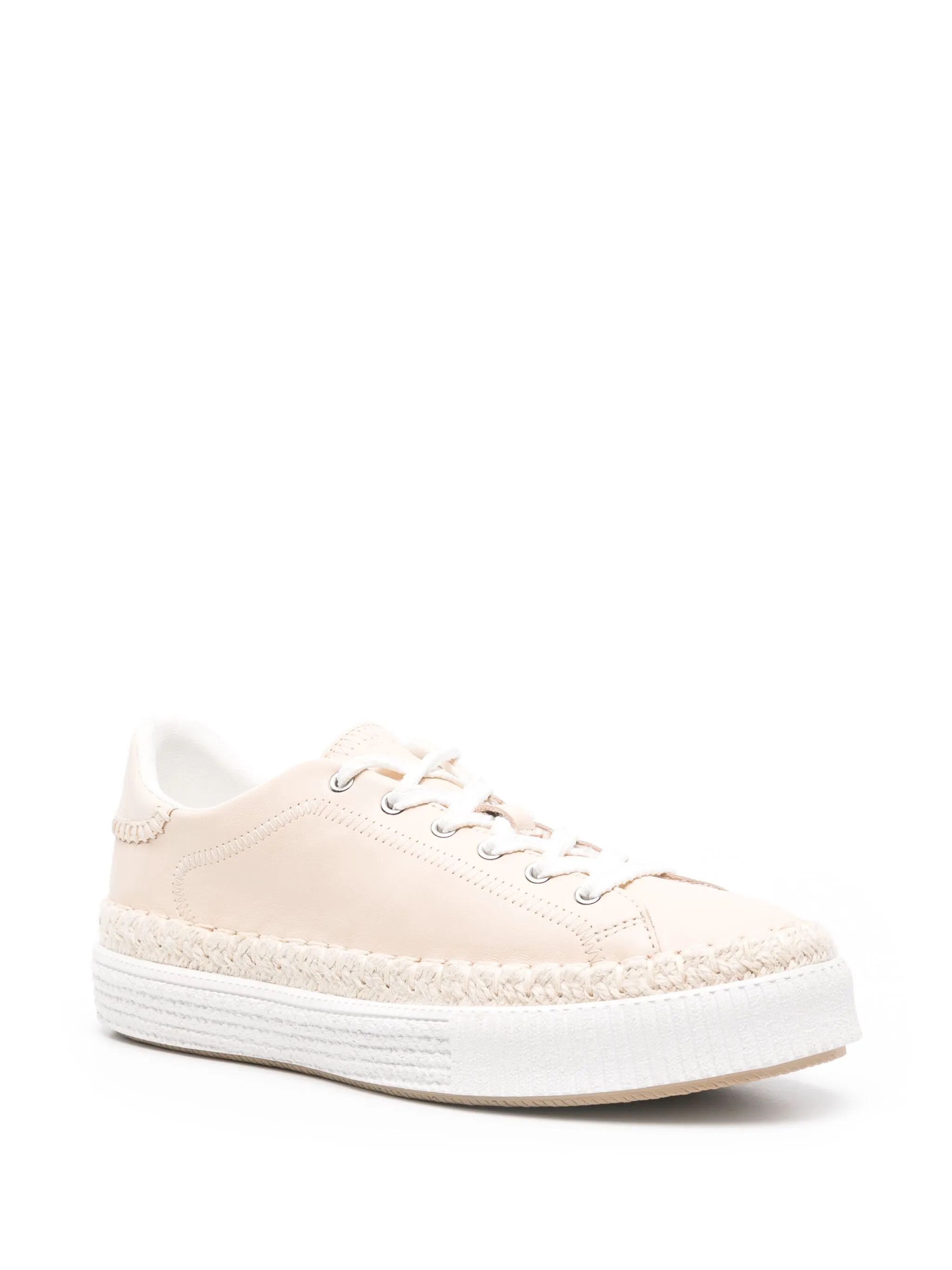 Chloe o1loc1c0325 CHC24 Telma Low-Top Sneakers in Light Pink Size US 9 / IT 39 - 2 Thumbnail