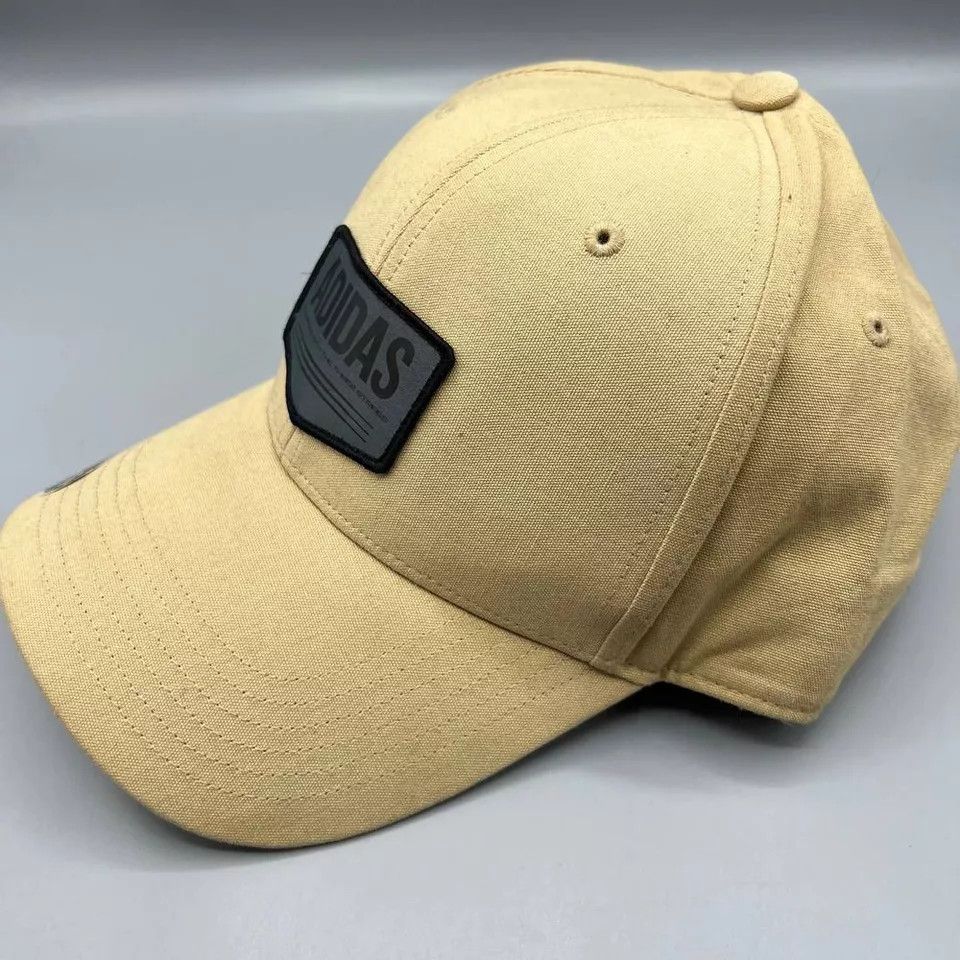 Adidas Adidas Aeroready Hat Men Beige Logo Strap Back Cap Size ONE SIZE - 2 Thumbnail