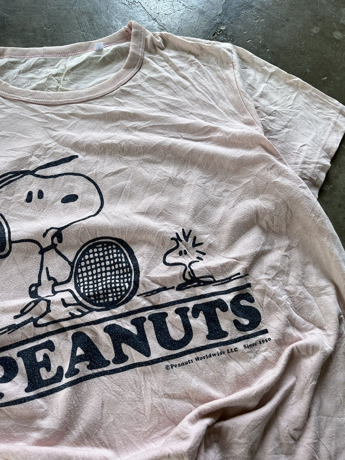 Cartoon Network × Peanuts × Uniqlo ⚡️Peanuts Snoopy x Uniqlo Big Logo Tee Women Size XL / US 12-14 / IT 48-50 - 2 Thumbnail