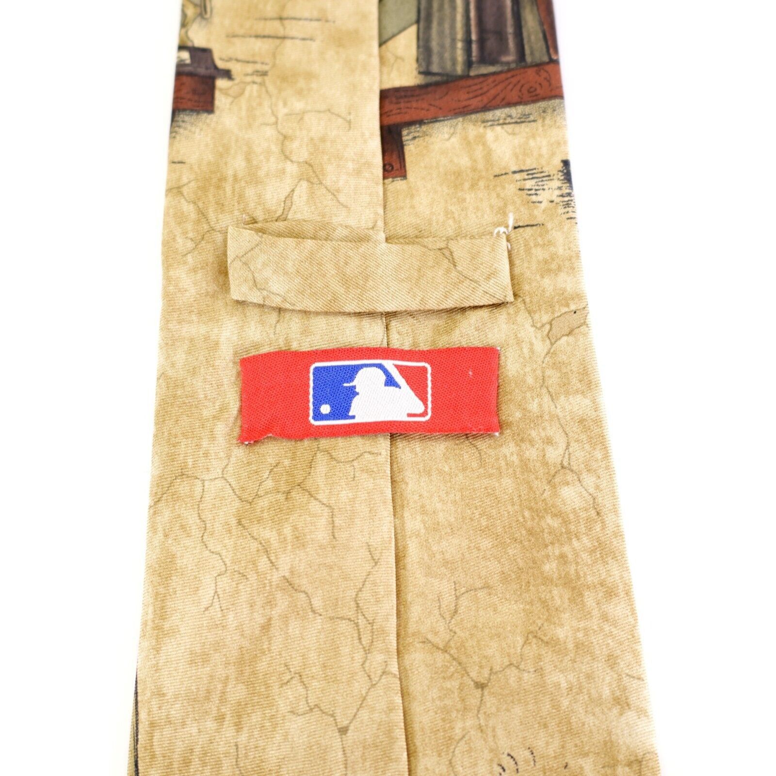 Vintage Eagles Wings MLB Chicago White Sox Yellow Baseball Wide Silk Size ONE SIZE - 4 Thumbnail