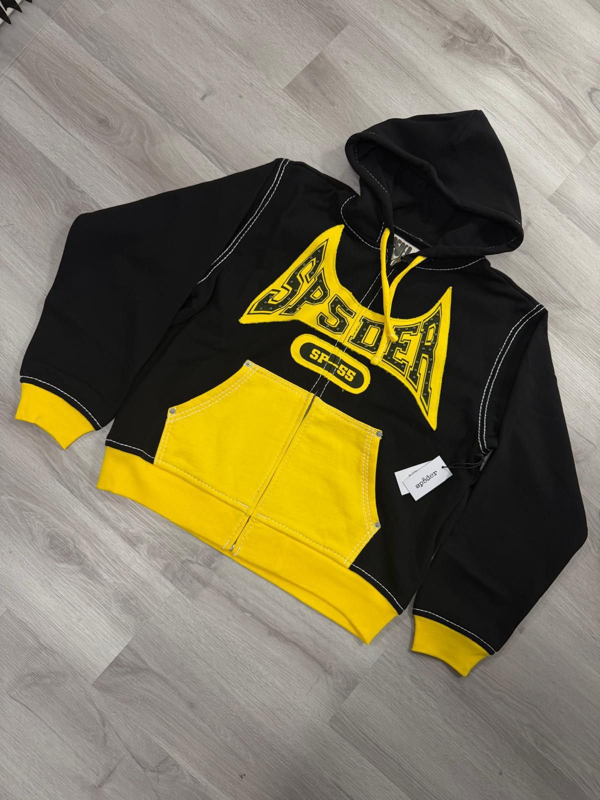 Sp5der Sp5der Black/Yellow Hoodie Size US M / EU 48-50 / 2 - 1 Thumbnail