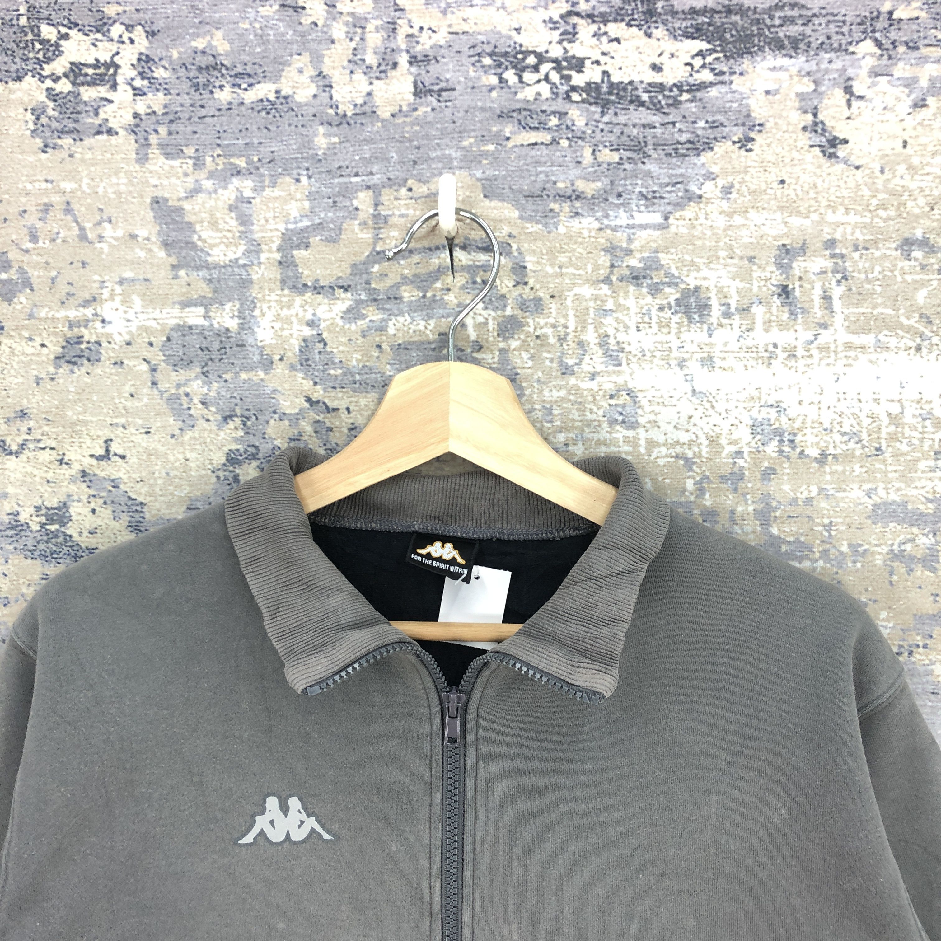 Kappa × Vintage Vintage 90's Kappa Zipper Sweater Kappa Sweatshirt Jumper Size US M / EU 48-50 / 2 - 6 Thumbnail