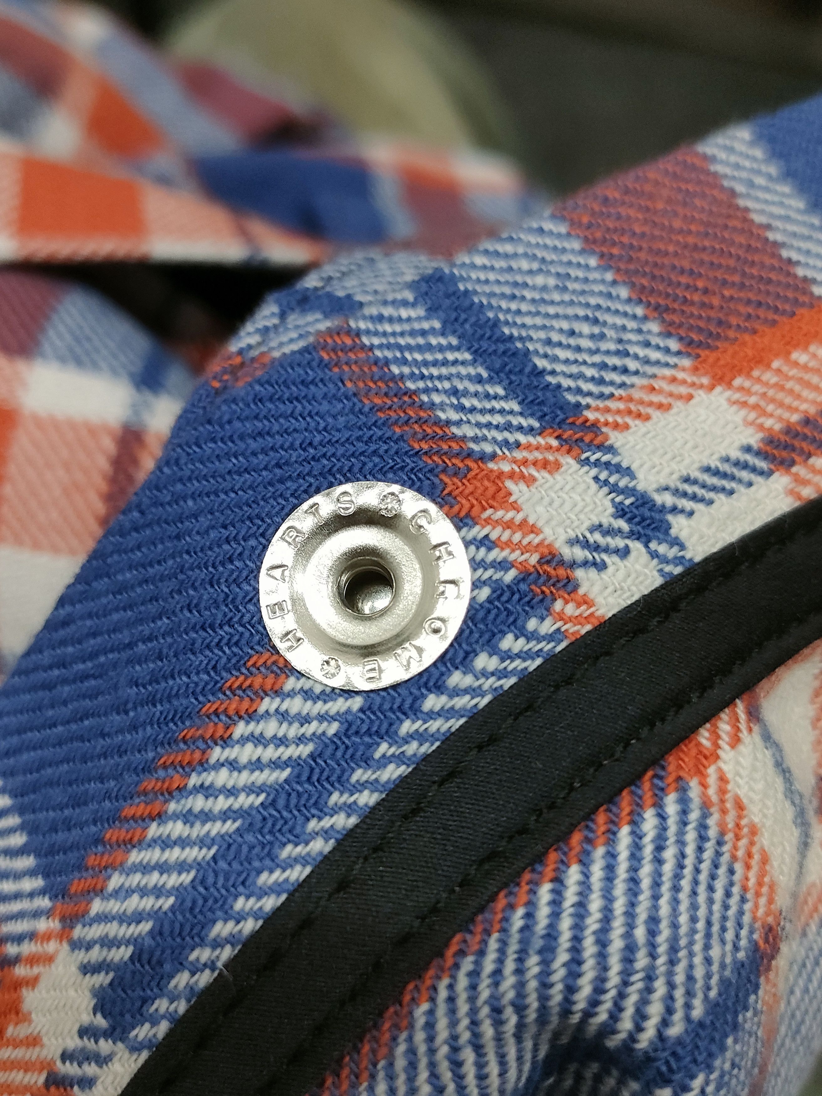 Chrome Hearts Chrome Hearts Blue & Red Plaid Cropped Flannel Shirt Jacket Size US S / EU 44-46 / 1 - 8 Thumbnail