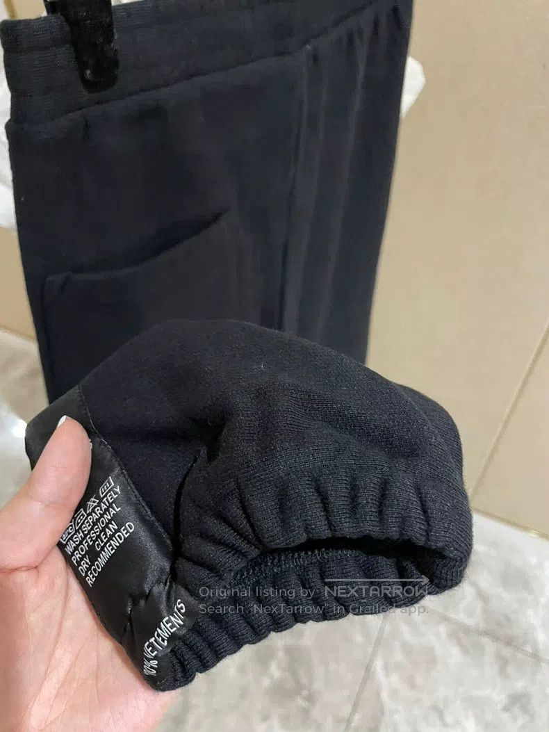 Vetements Vetements size XS Ribbon Black Casual Men's Pants Size US 27 - 3 Thumbnail