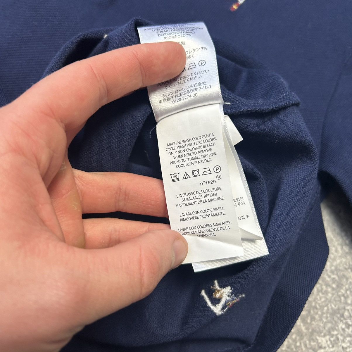 Polo Ralph Lauren Mens Polo Ralph Lauren Monogrammed y2k opium polo Size US XS / EU 42 / 0 - 8 Thumbnail