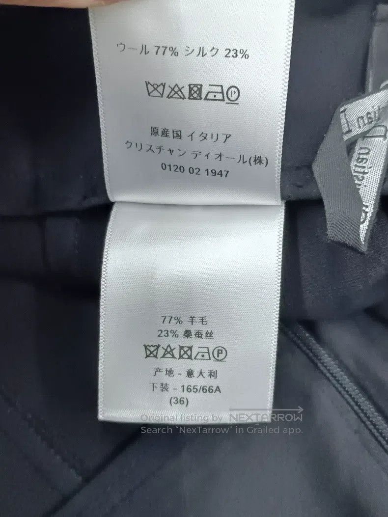 Dior Dior Black trousers Size 24" / US 00 / IT 34 - 5 Thumbnail