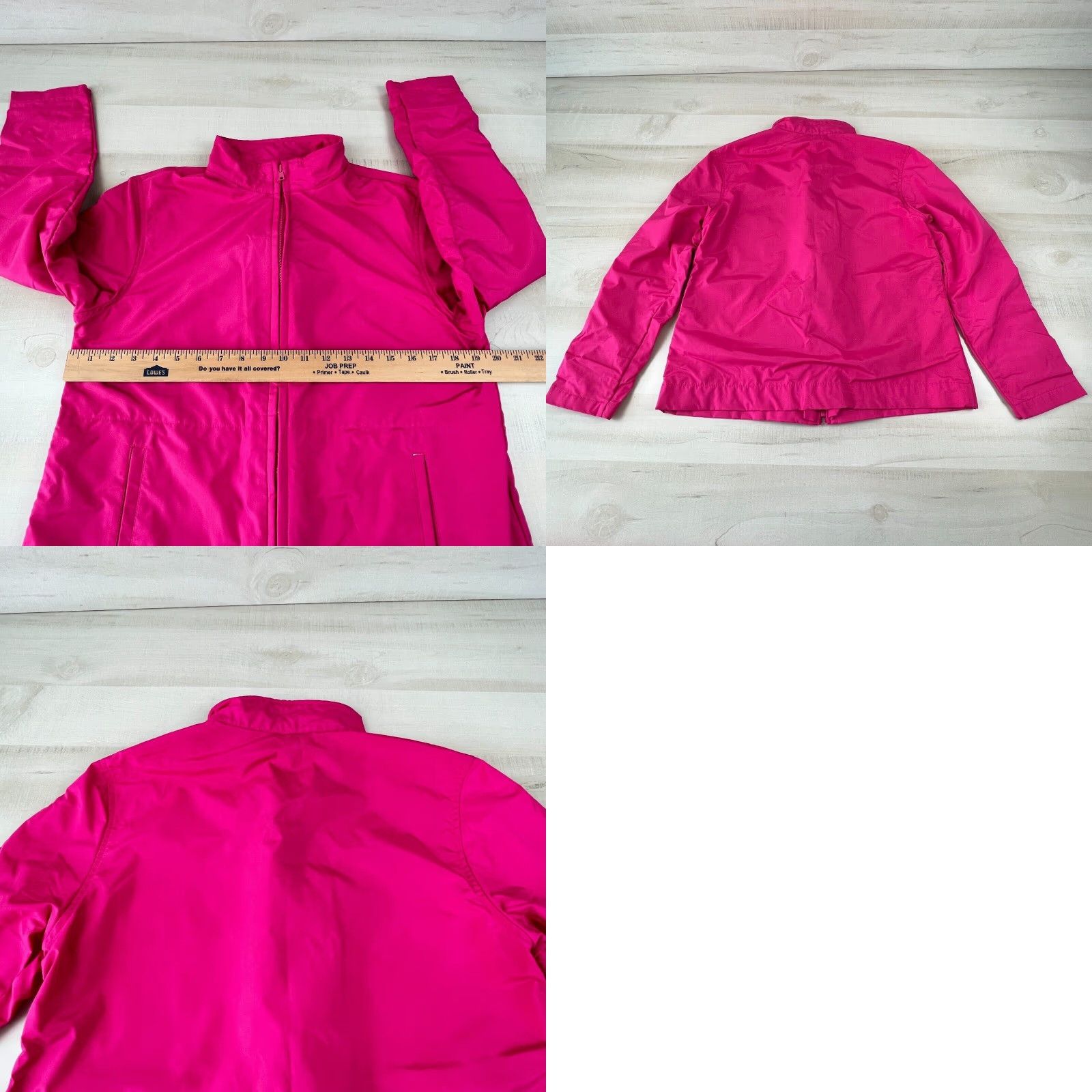 Gap Gap Womens Medium Pink Full Zip Lined Jacket Casual Softshell Polyester Size M / US 6-8 / IT 42-44 - 8 Thumbnail